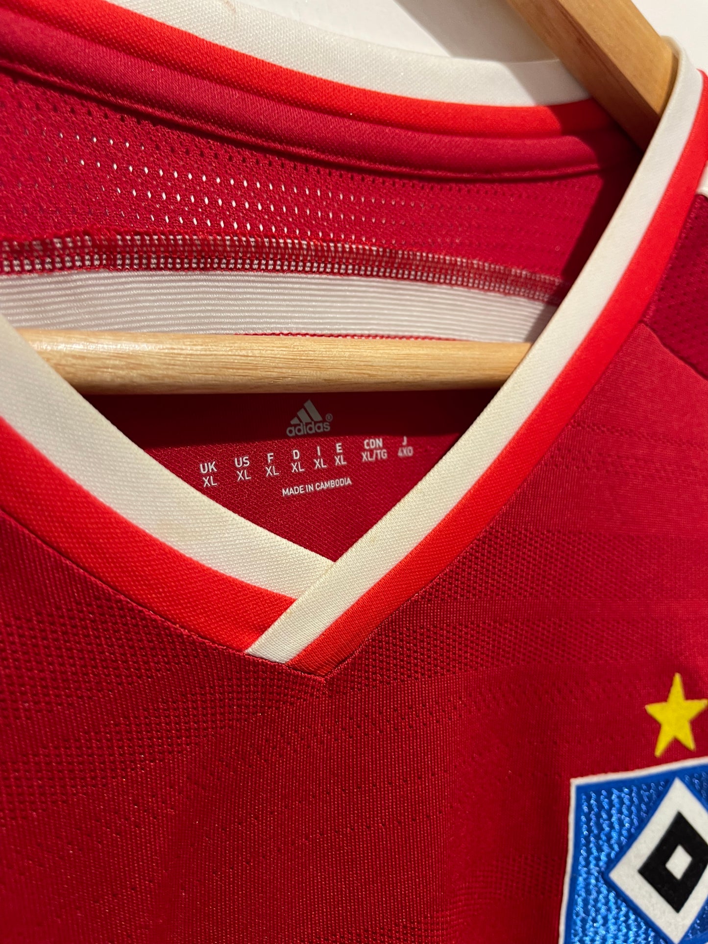 2013-2014 Hamburger SV Home Shirt - Fly Emirates Sponsor (XL)