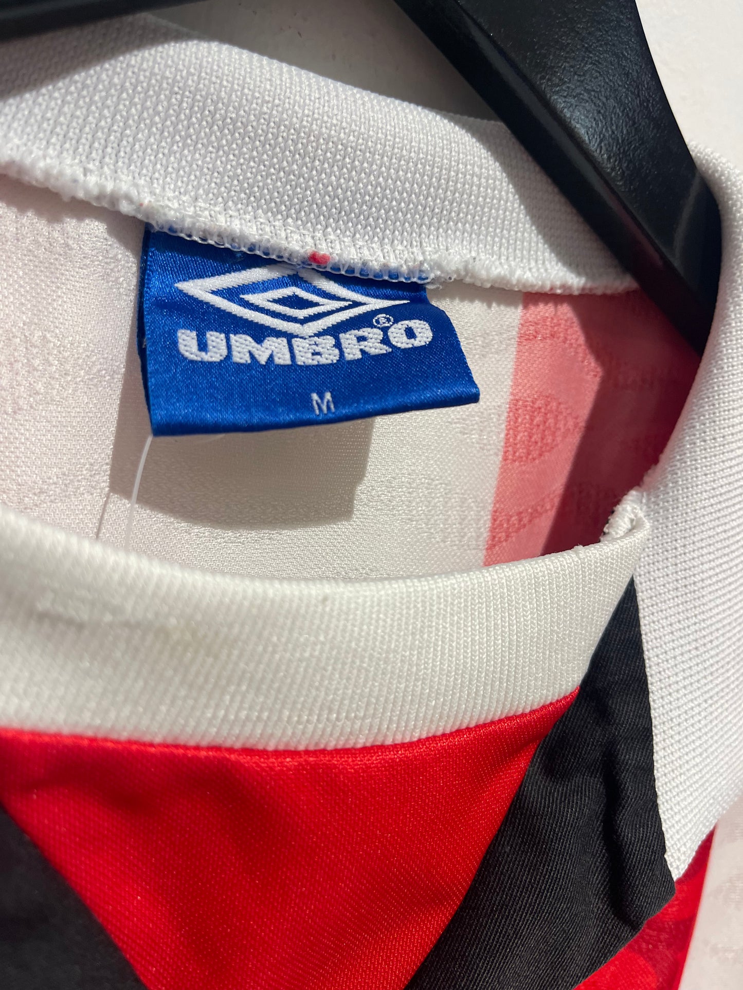 1995-1996 Fortuna Düsseldorf Home Shirt - Umbro - Diebels Sponsor (M)
