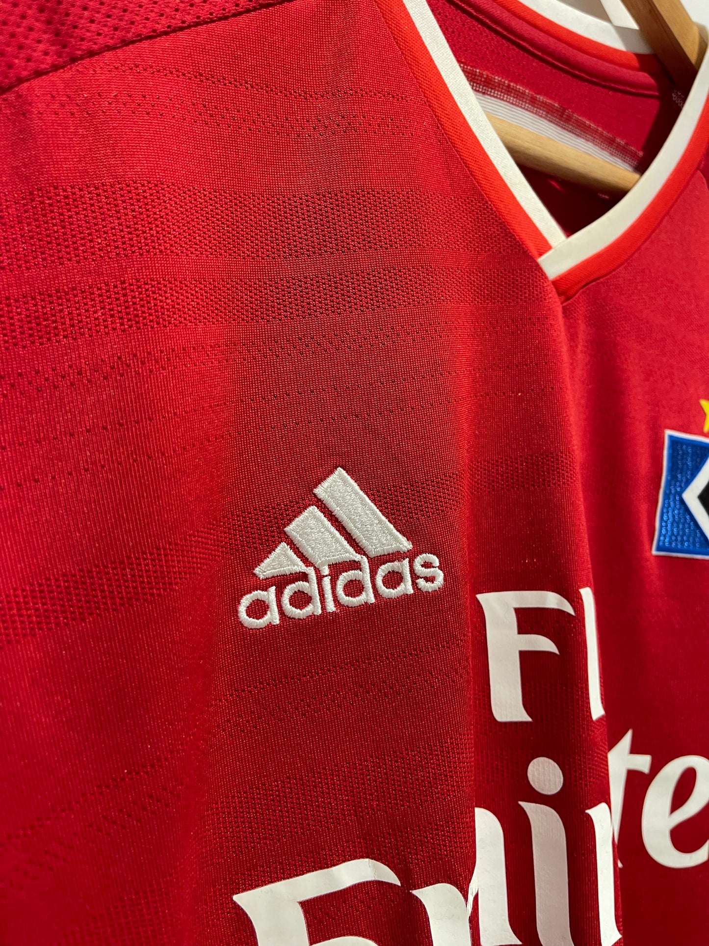 2013-2014 Hamburger SV Home Shirt - Fly Emirates Sponsor (XL)