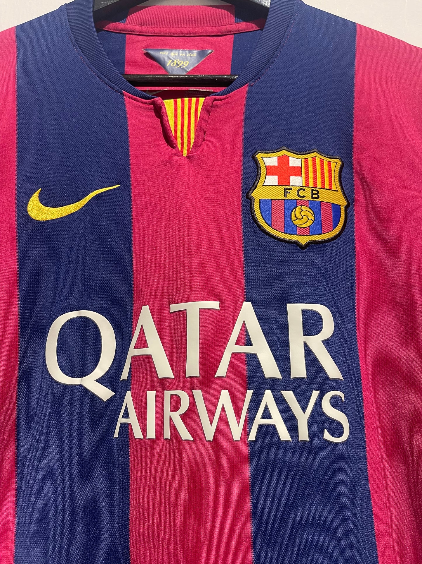 FC Barcelona 2014-15 Home Kit. #9 Suarez (M)