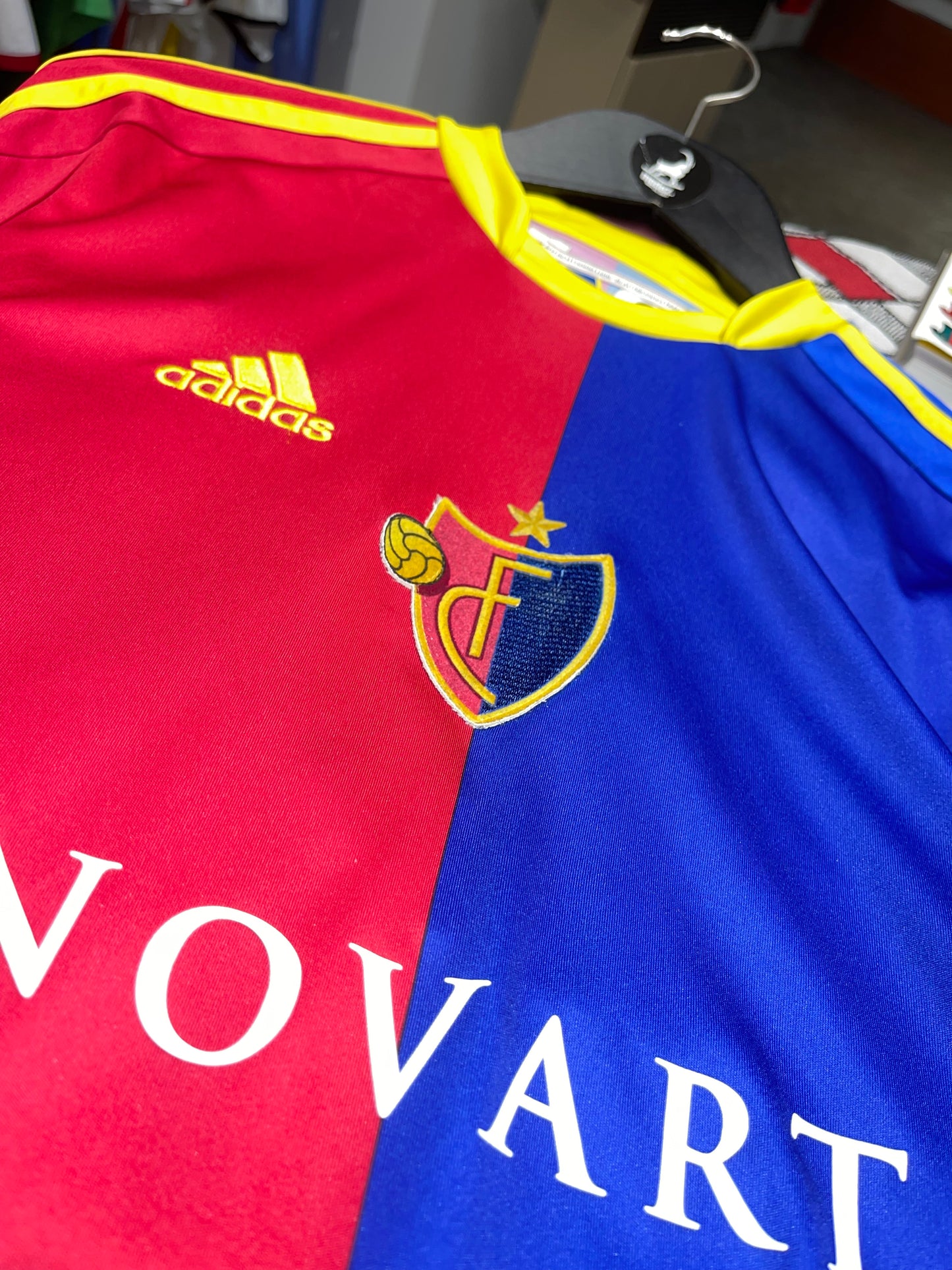 FC Basel 2012-13 Home Kit. (S/M) #22 M. Salah.