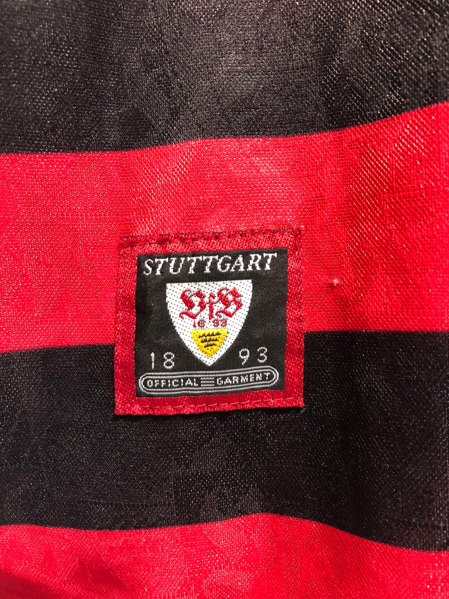 VFB Stuttgart 1997-99 Away Kit Signed by Fredi Bobic. (XL)