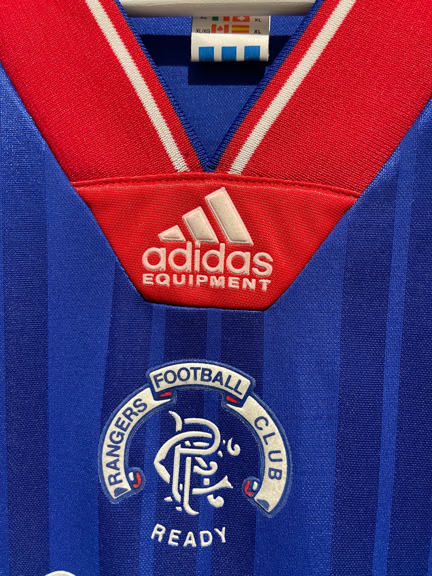 Glasgow Rangers 1992-94 Home Kit. (XL)