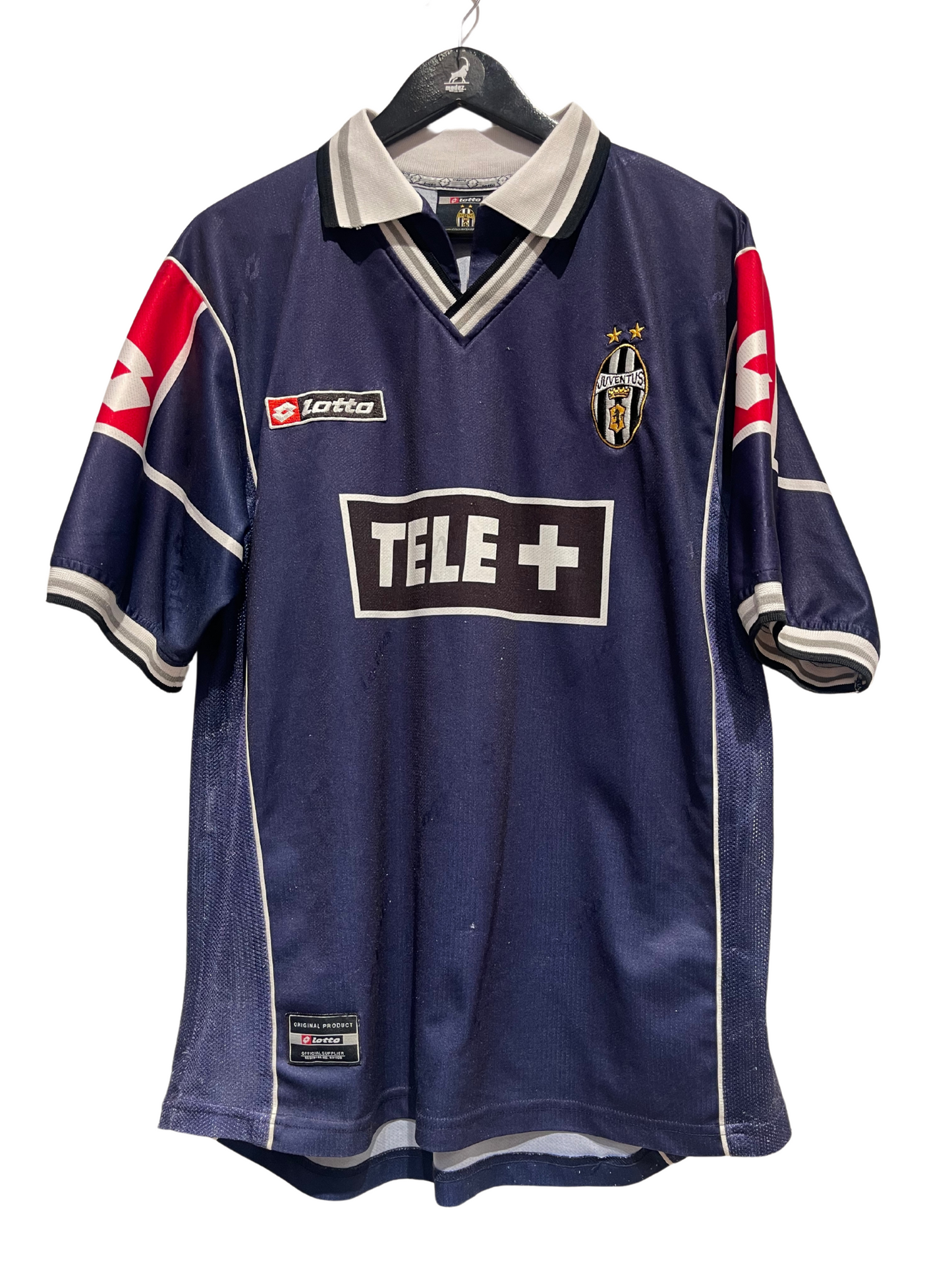 1999-2000 Juventus Away Shirt - Lotto - Tele+ Sponsor