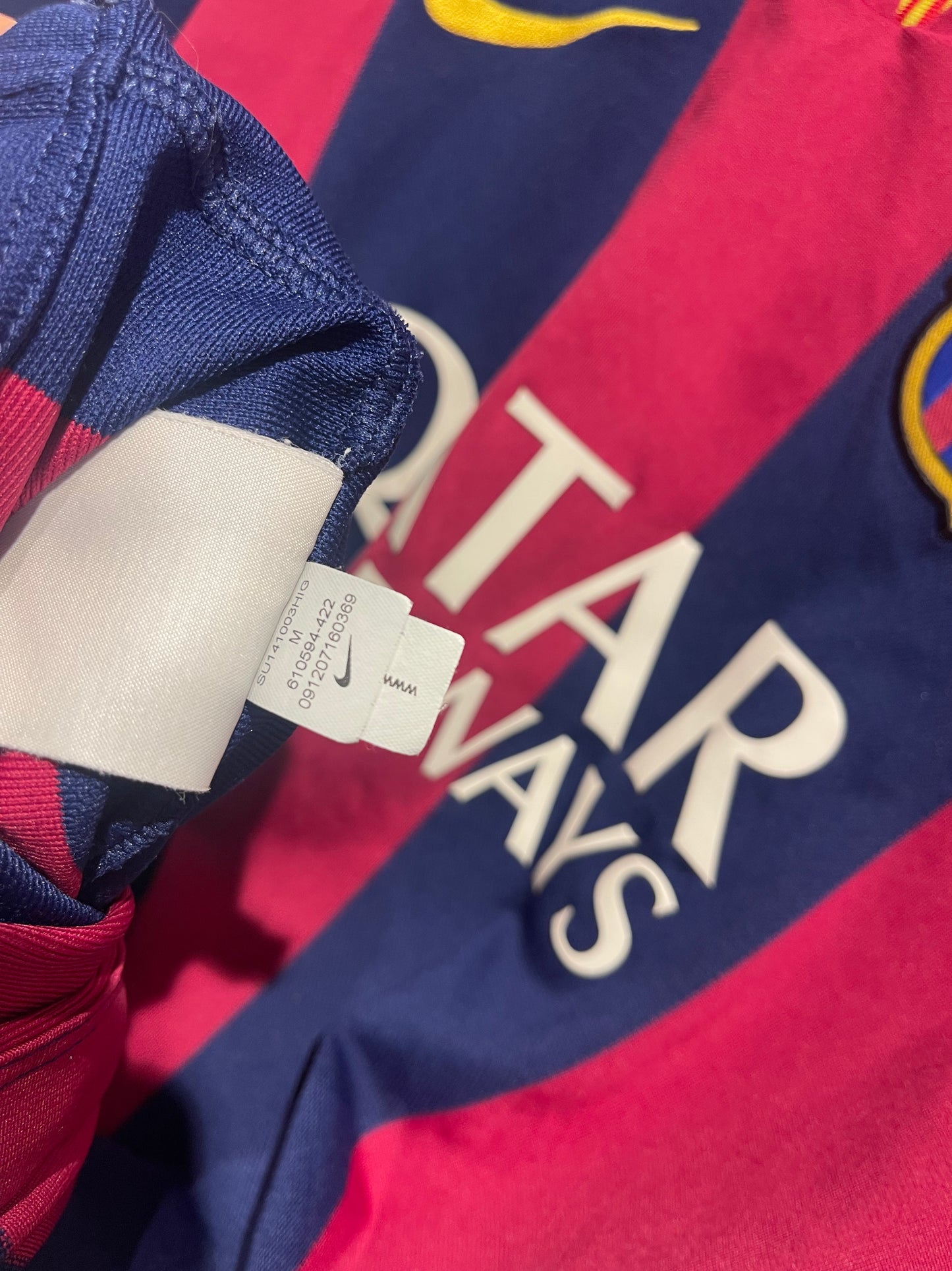 FC Barcelona 2014-15 Home Kit. #9 Suarez (M)