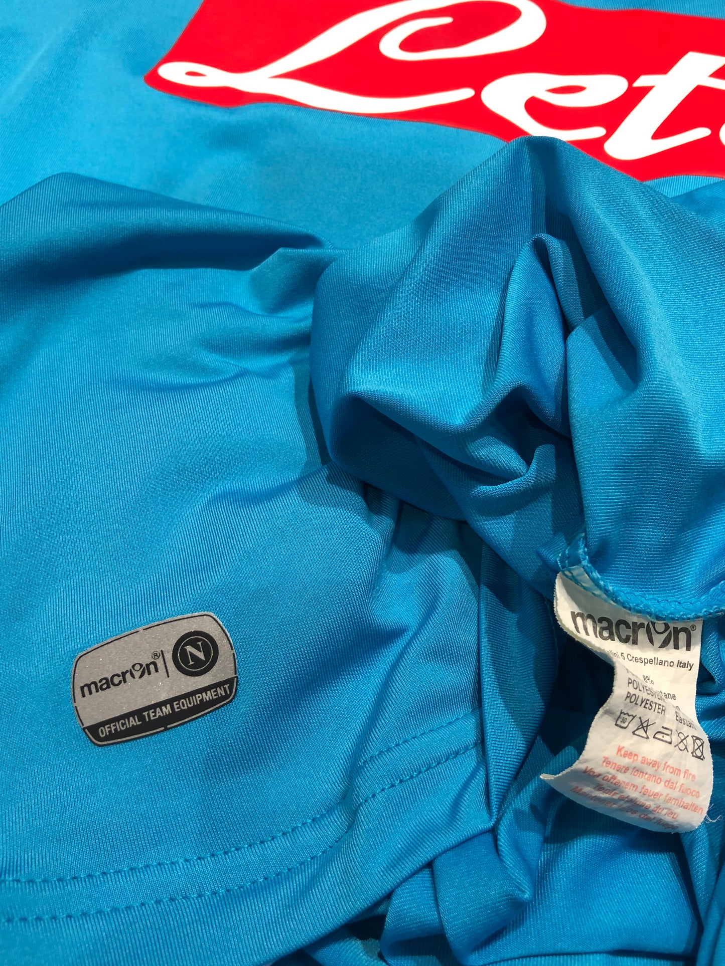 SSC Napoli 2014-15 Europa League Kit. #17 Hamsik (XL)