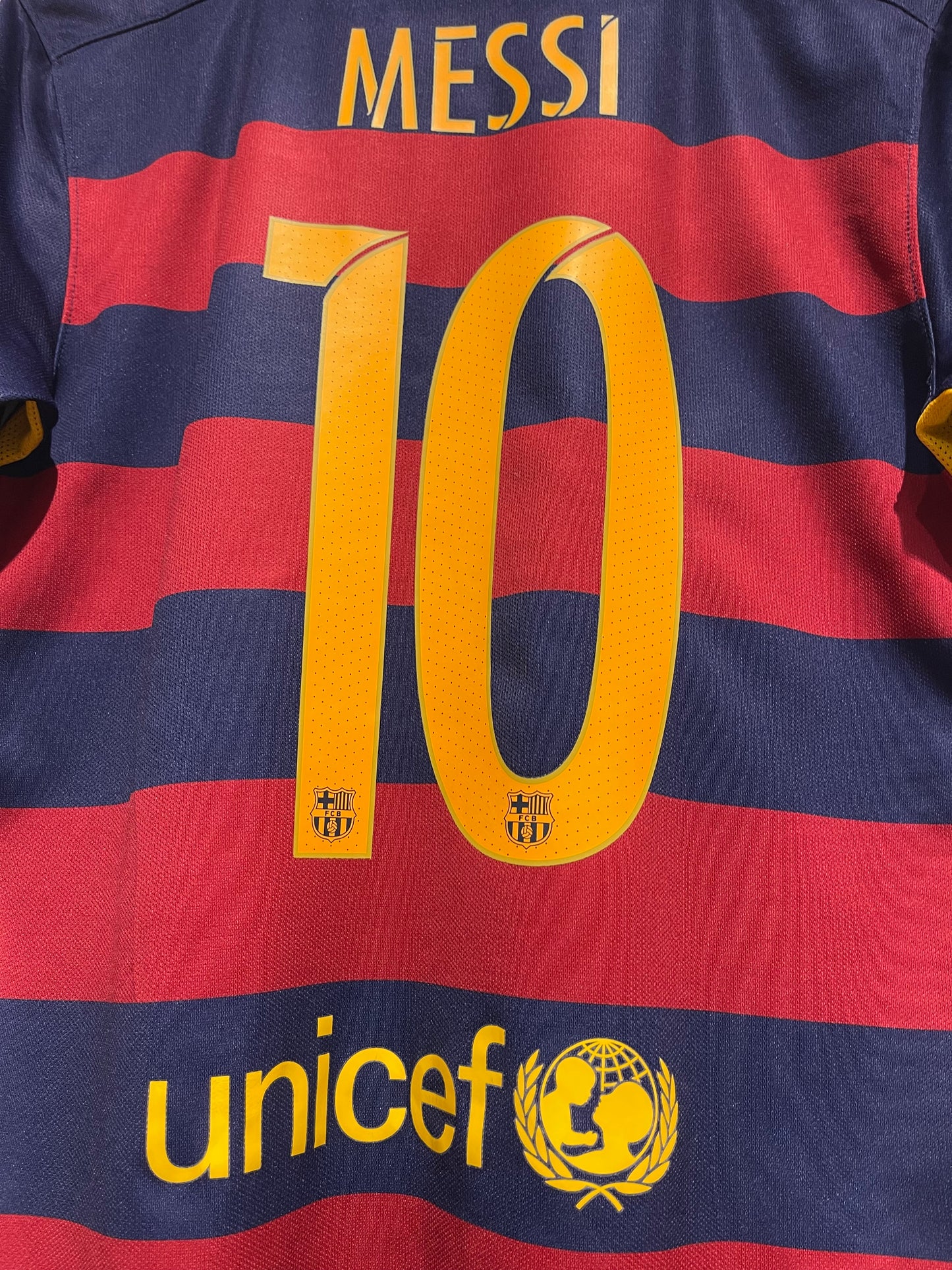 FC Barcelona 2015-16 Home Kit. #10 Messi (S)