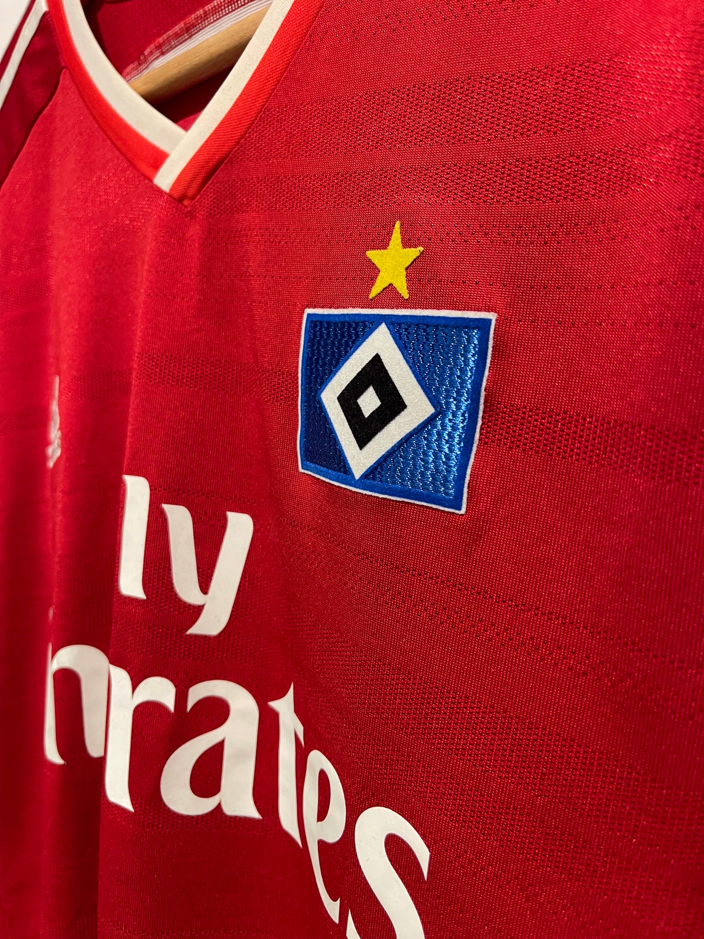2013-2014 Hamburger SV Home Shirt - Fly Emirates Sponsor (XL)