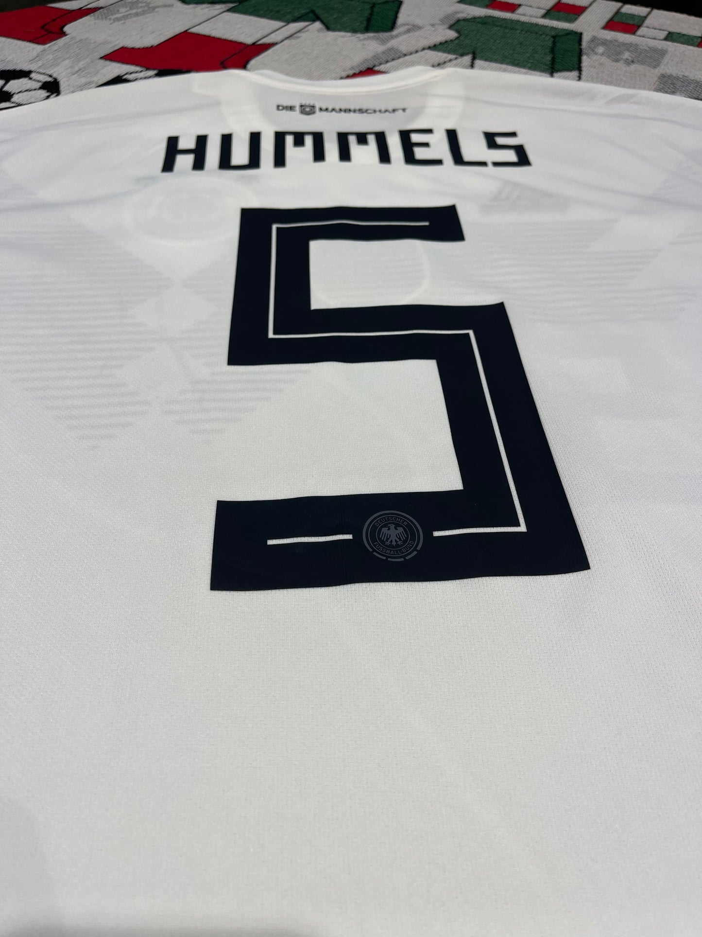 Germany 2018 Home Kit. #5 Hummels (L)