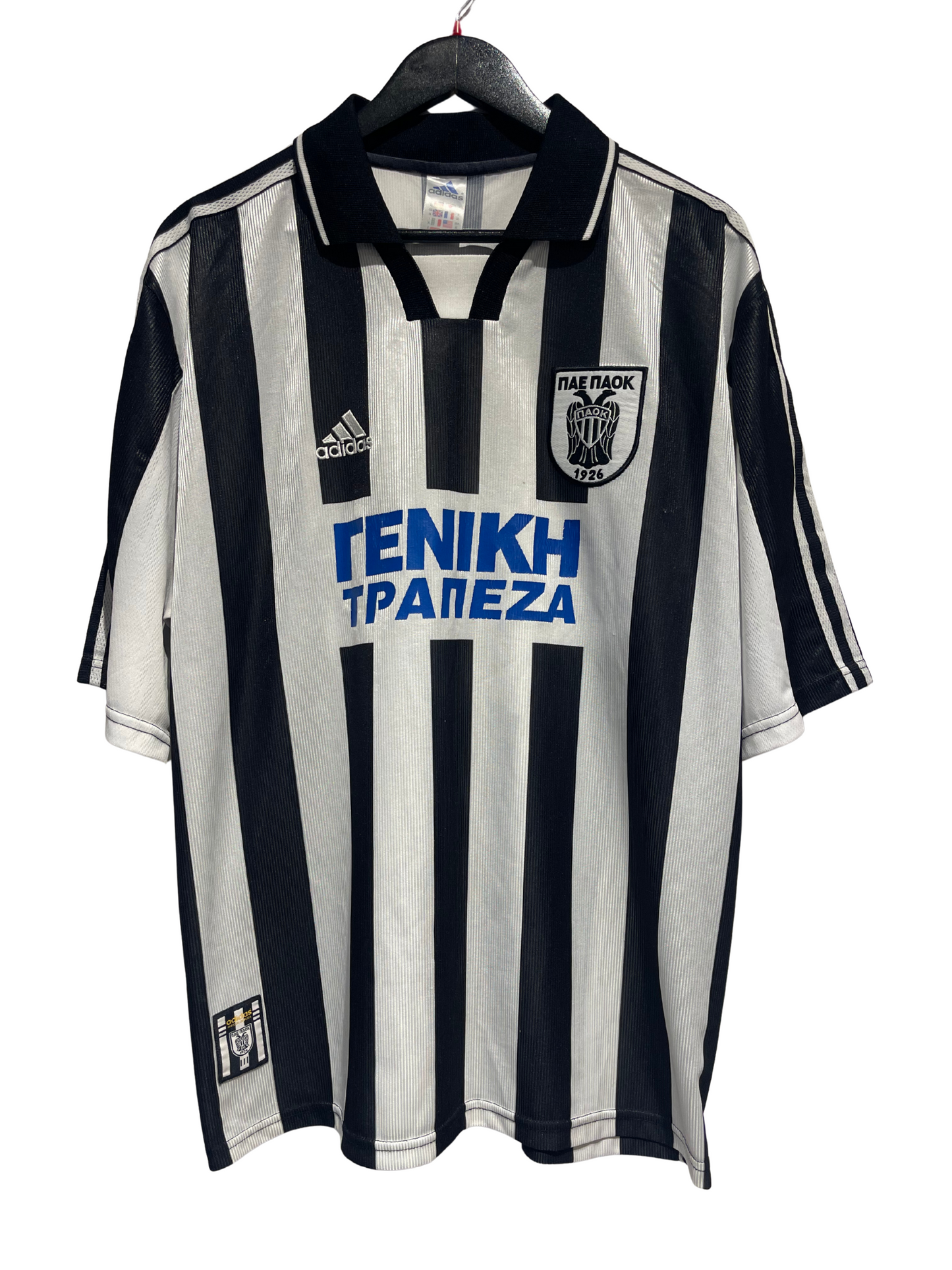 Paok Thessaloniki 1999-00 Home Kit. #3 Venetidis (XL)