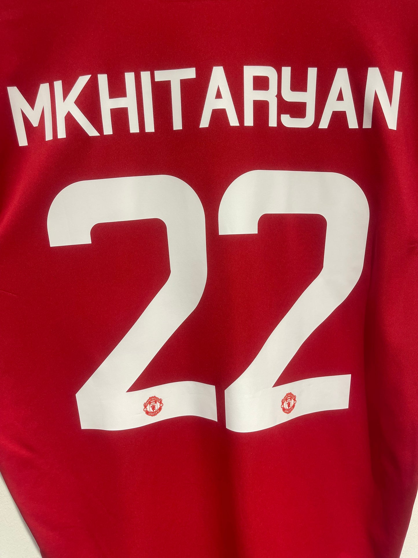 Manchester United 2015-16 Home Kit. #22 Mkhitaryan (XL)