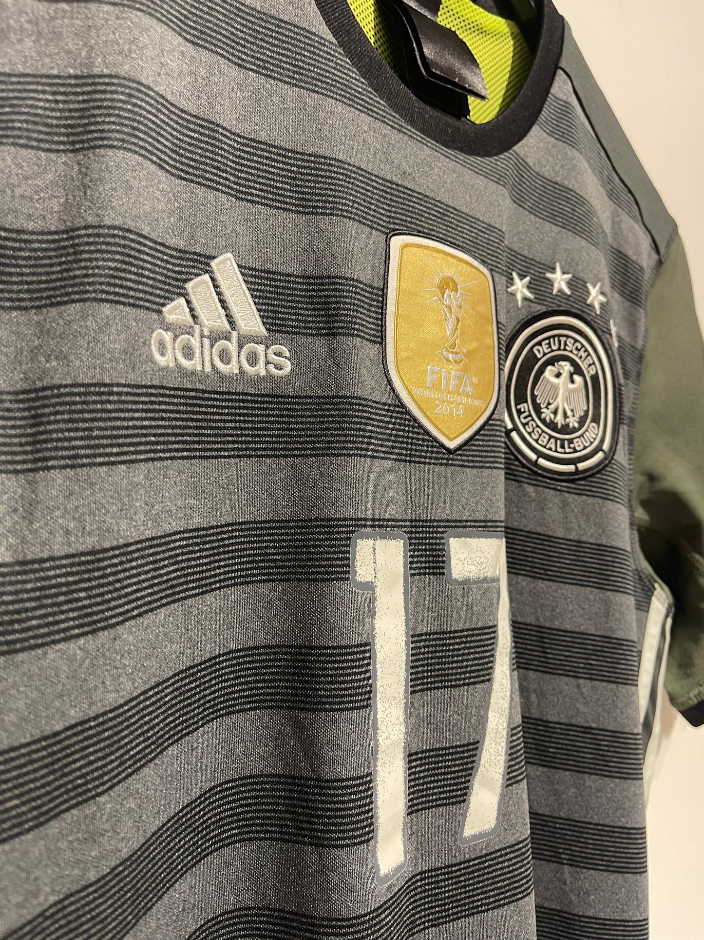 Germany 2016 Away Kit.(S) #17 Boateng.