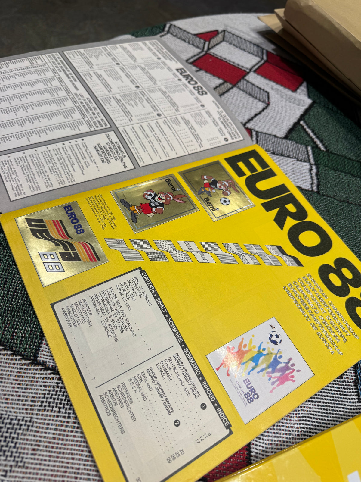 Panini Euro 88 Complete Album.