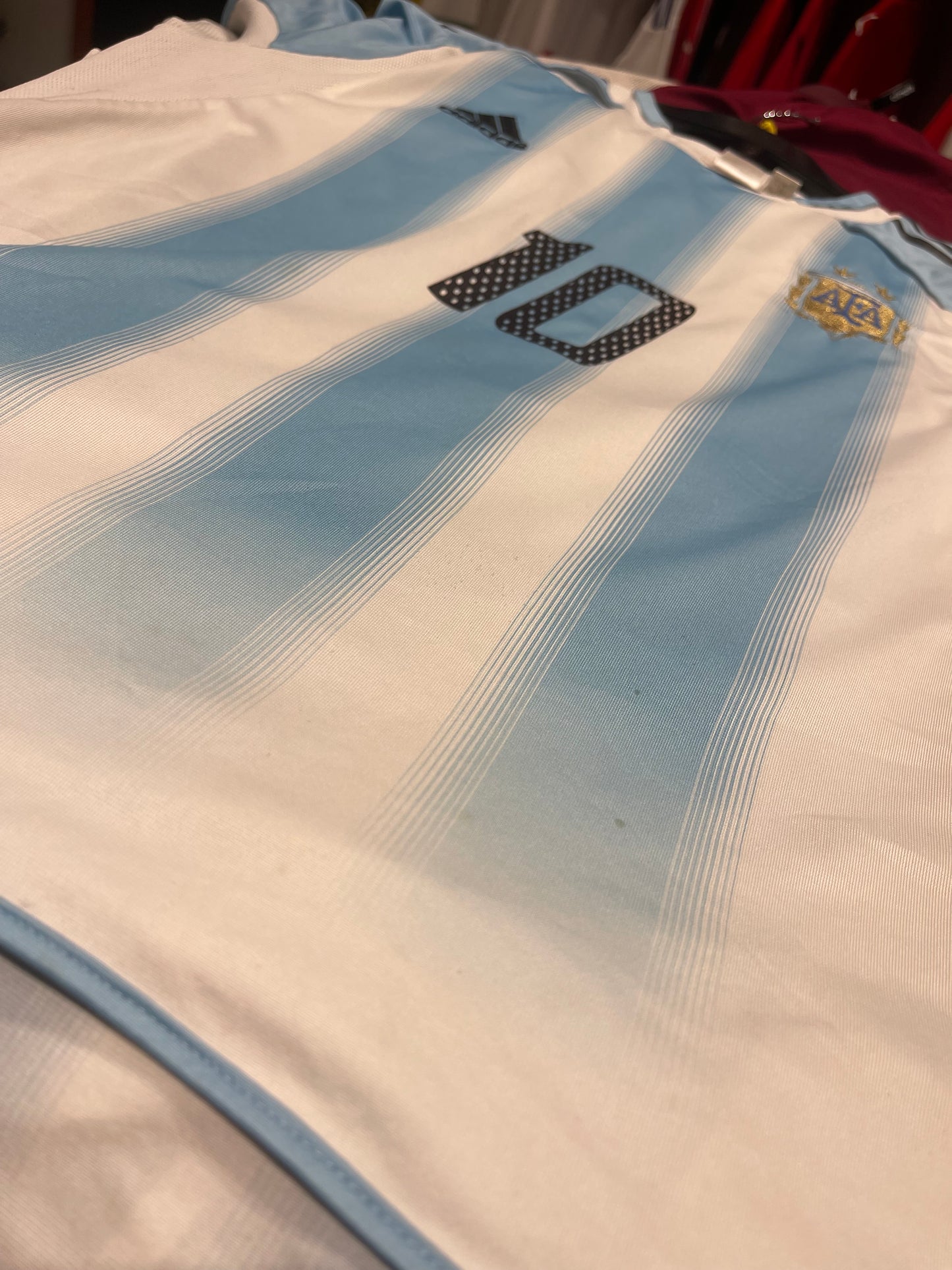 Argentina 2004 Home Kit. (M) #10 Aimar.