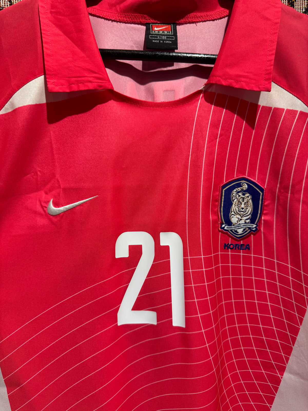 South Korea 2002-03 Home Kit. #21 Park. (L)