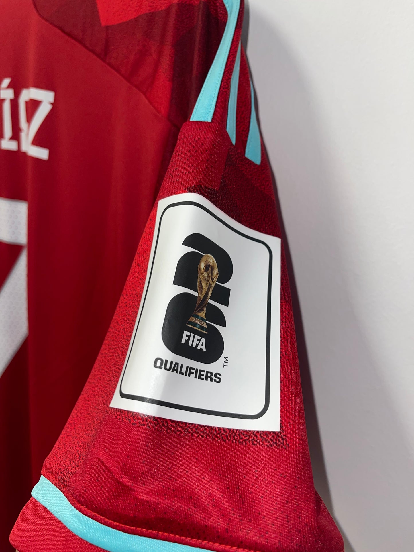 Colombia 2022-23 Away Kit. (L) #7 Diaz.