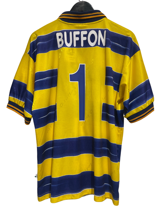 1998-1999 Parma AC Home Shirt - Buffon #1 - Lotto - Parmalat Sponsor (L)