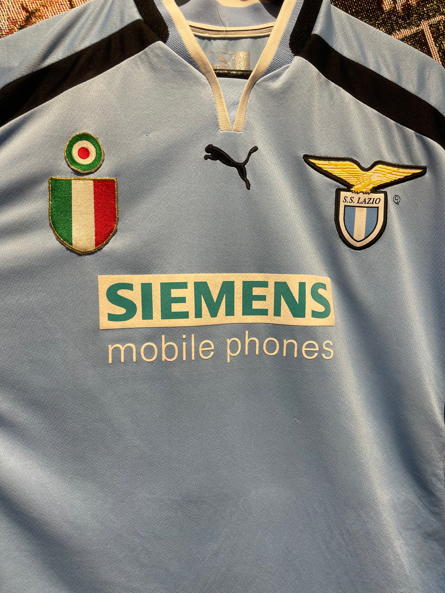 SS Lazio 2000-01 Home Kit. #13 Nesta. (L)
