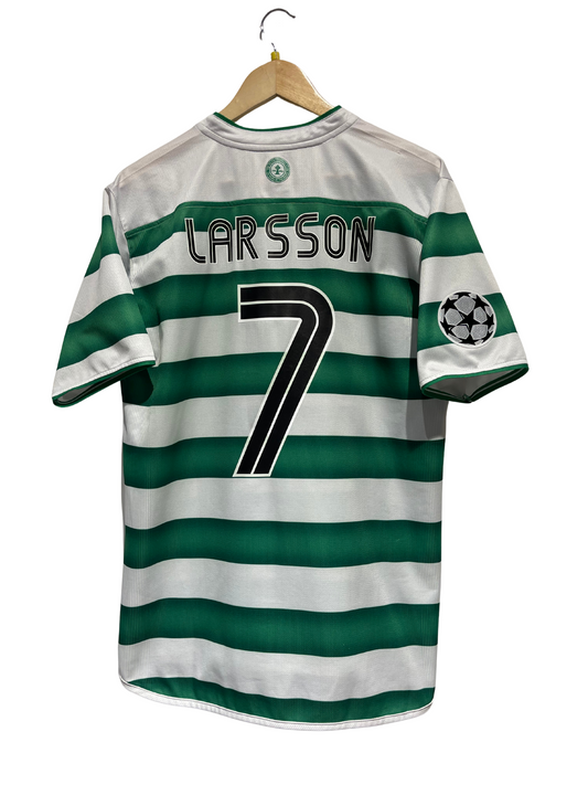 Celtic FC 2003-04 Home Kit. #7 H. Larsson. (M/L)