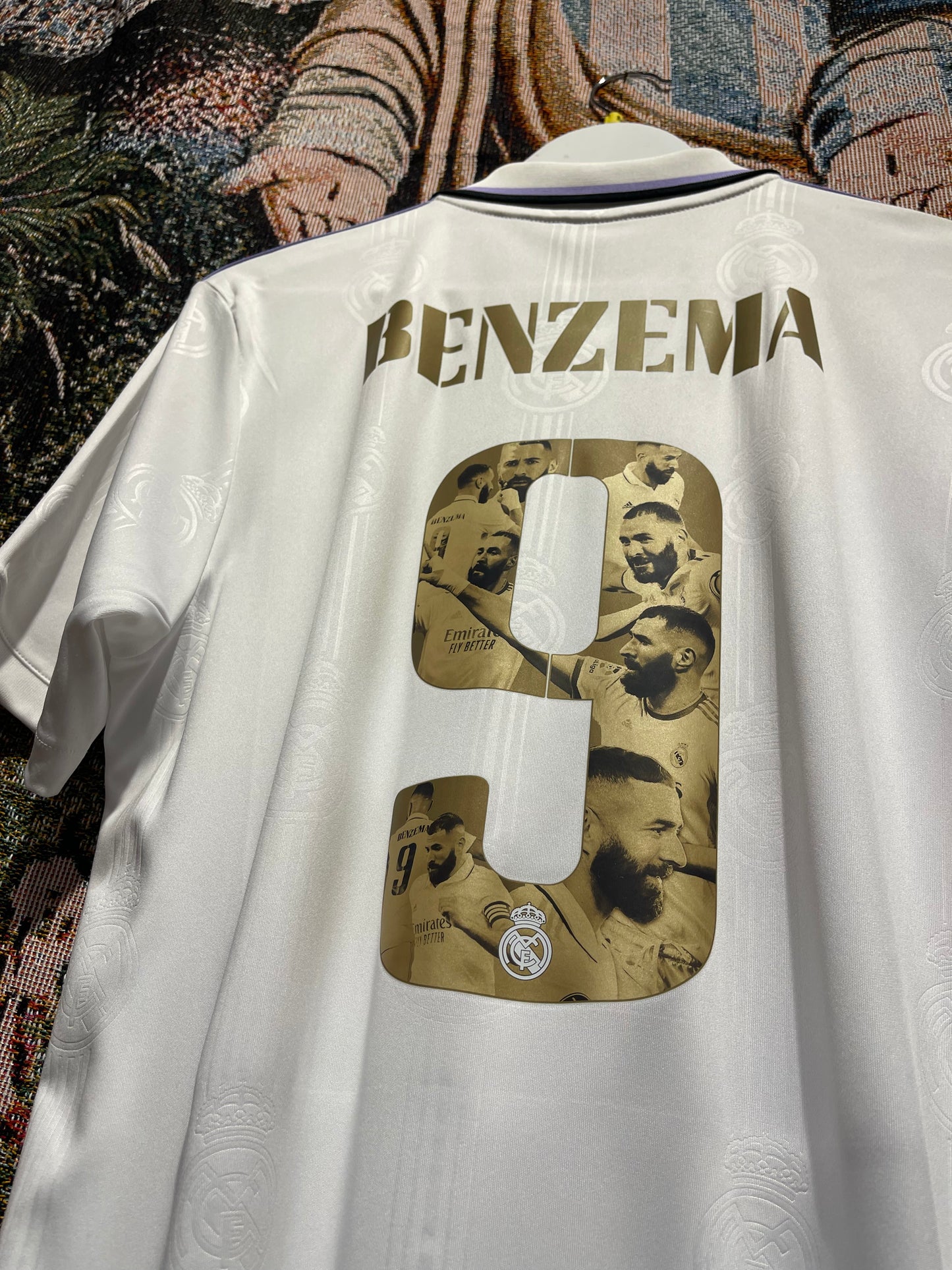Real Madrid 2022-23 Home Kit. #9 Benzema. (M)
