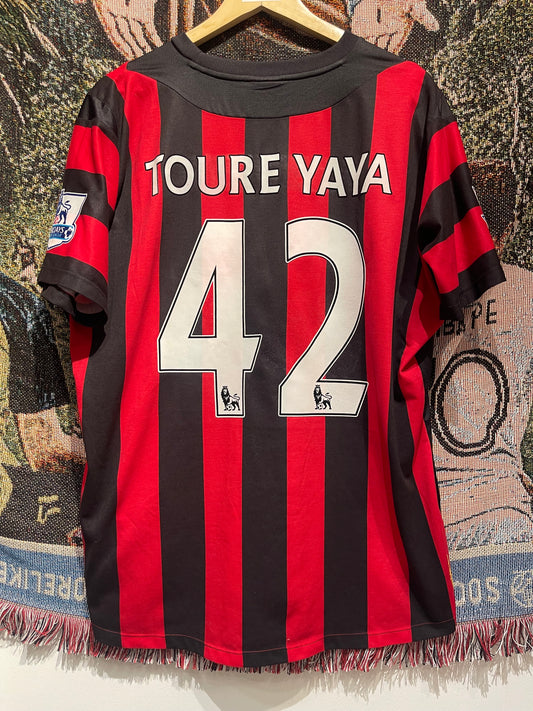 Manchester City 2011-12 Away Kit. #42 Yaya Touré. (XL)