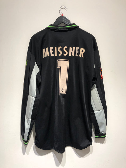 Werder Bremen 1998-99 GK Kit Signed. #1 Meissner (L)
