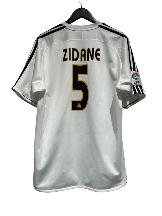 Real Madrid 2003-04 Home Kit. #5 Zidane. (L)