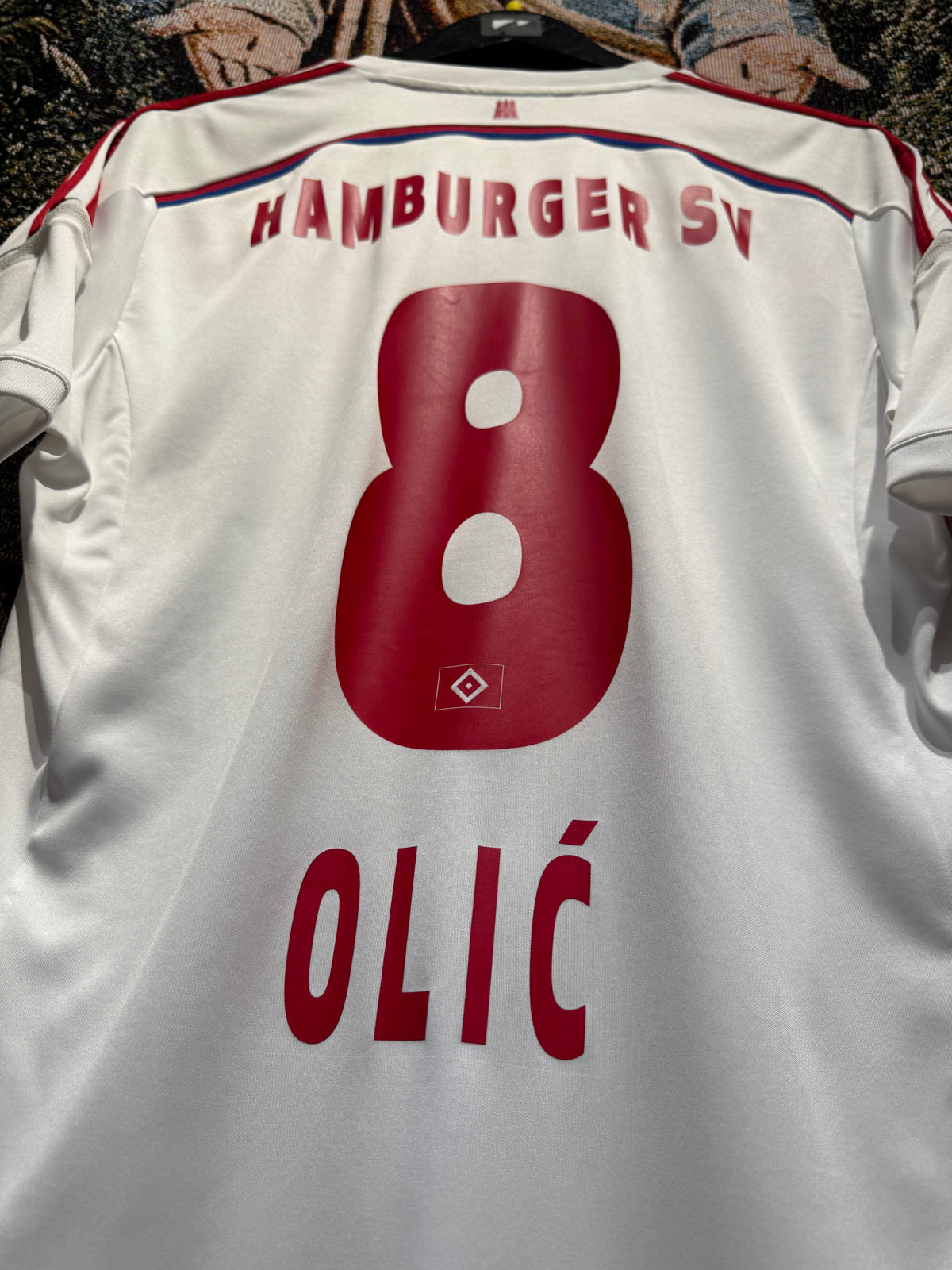Hamburger SV 2014-15 Home Kit. #8 Olić. (M)