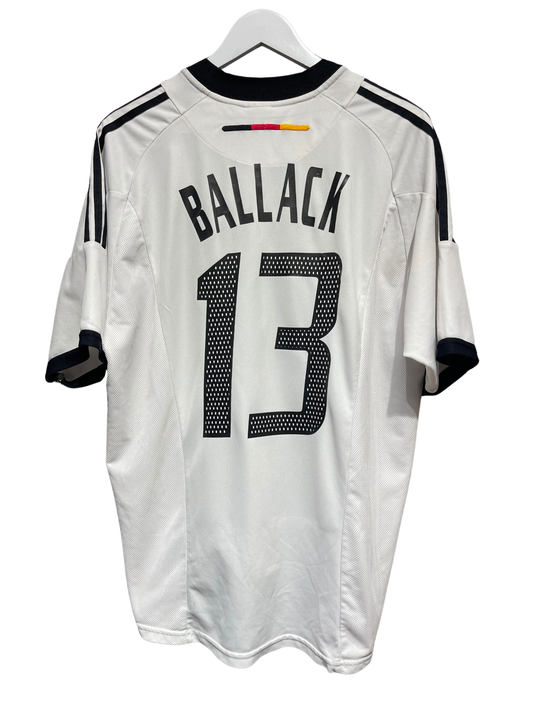 Germany 2002 Home Kit. #13 Ballack. (L).