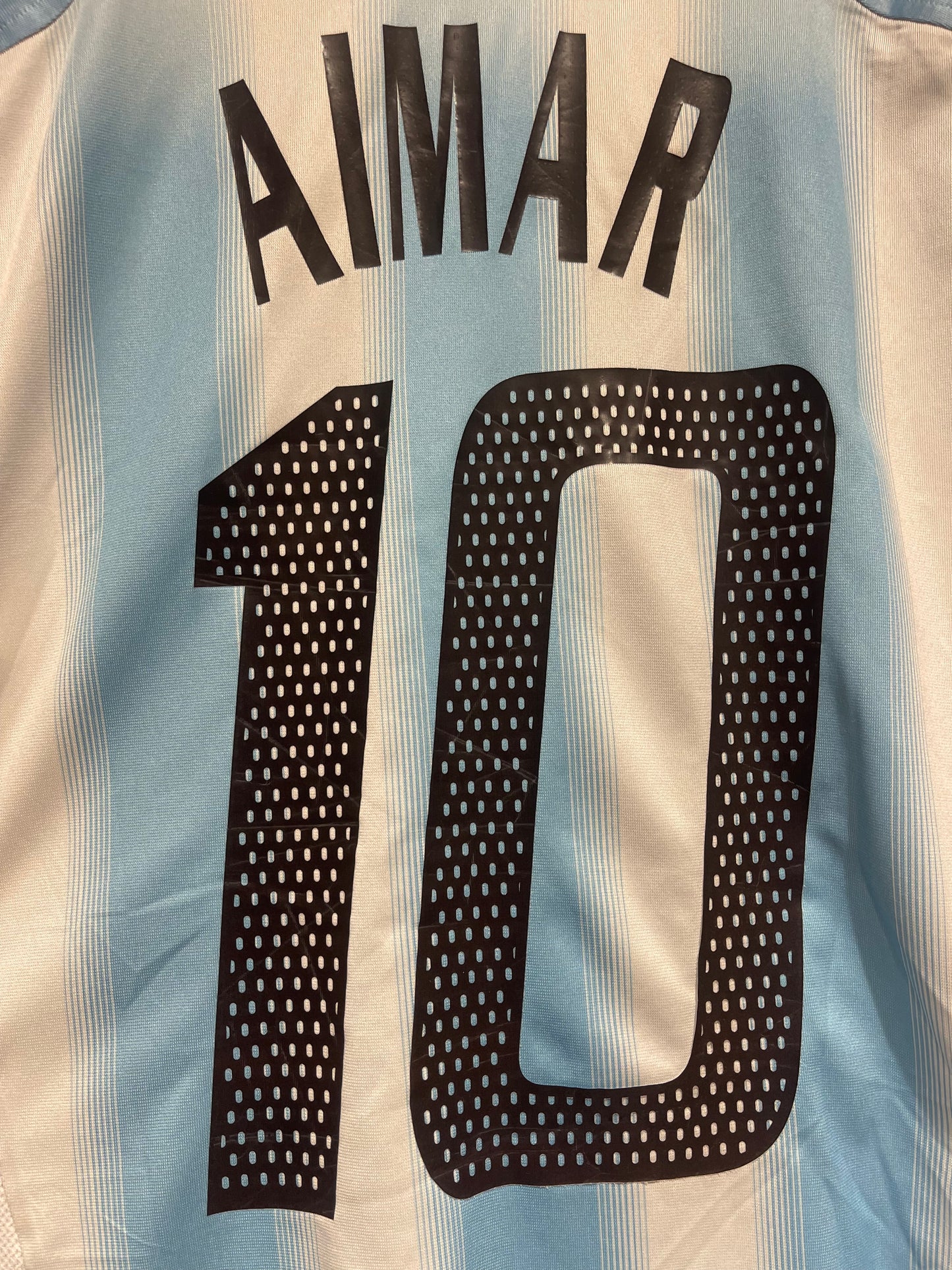 Argentina 2004 Home Kit. (M) #10 Aimar.