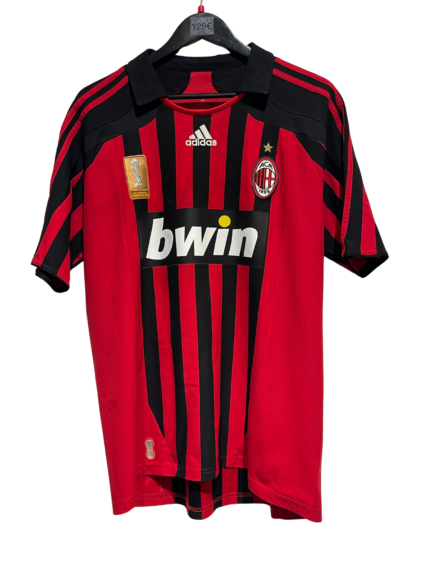 AC Milan 2007-08 Home Kit. #8 Gattuso (L).