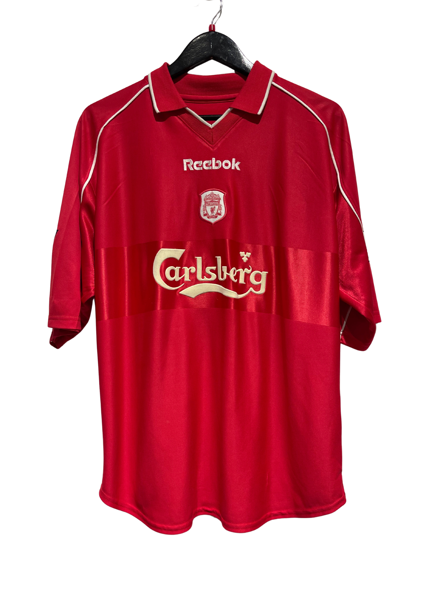 Liverpool 2000-02 Home Kit. #37 Litmanen. (L)