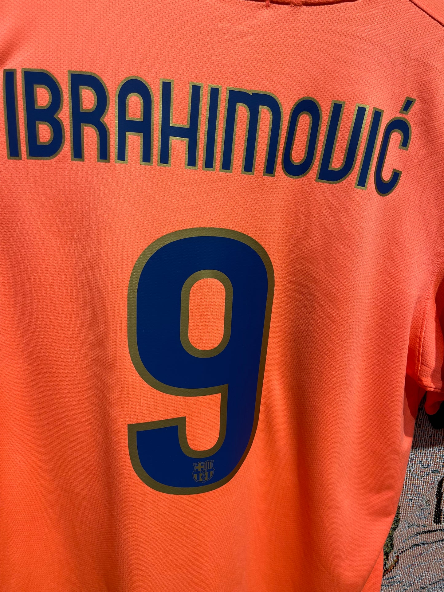 FC Barcelona 2009-10 Away Kit. (L) #9 Ibrahimovic.