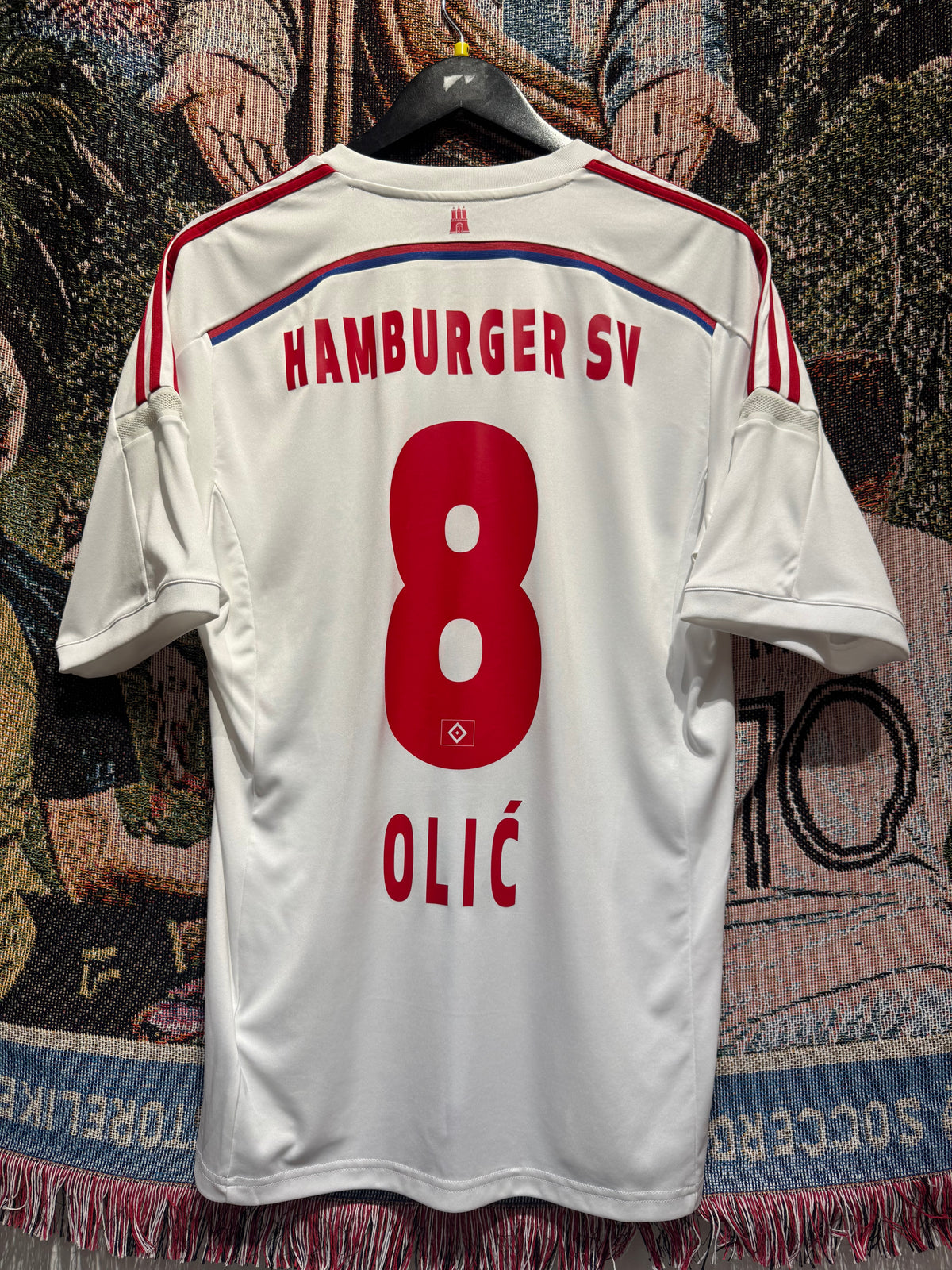 Hamburger SV 2014-15 Home Kit. #8 Olić. (M)