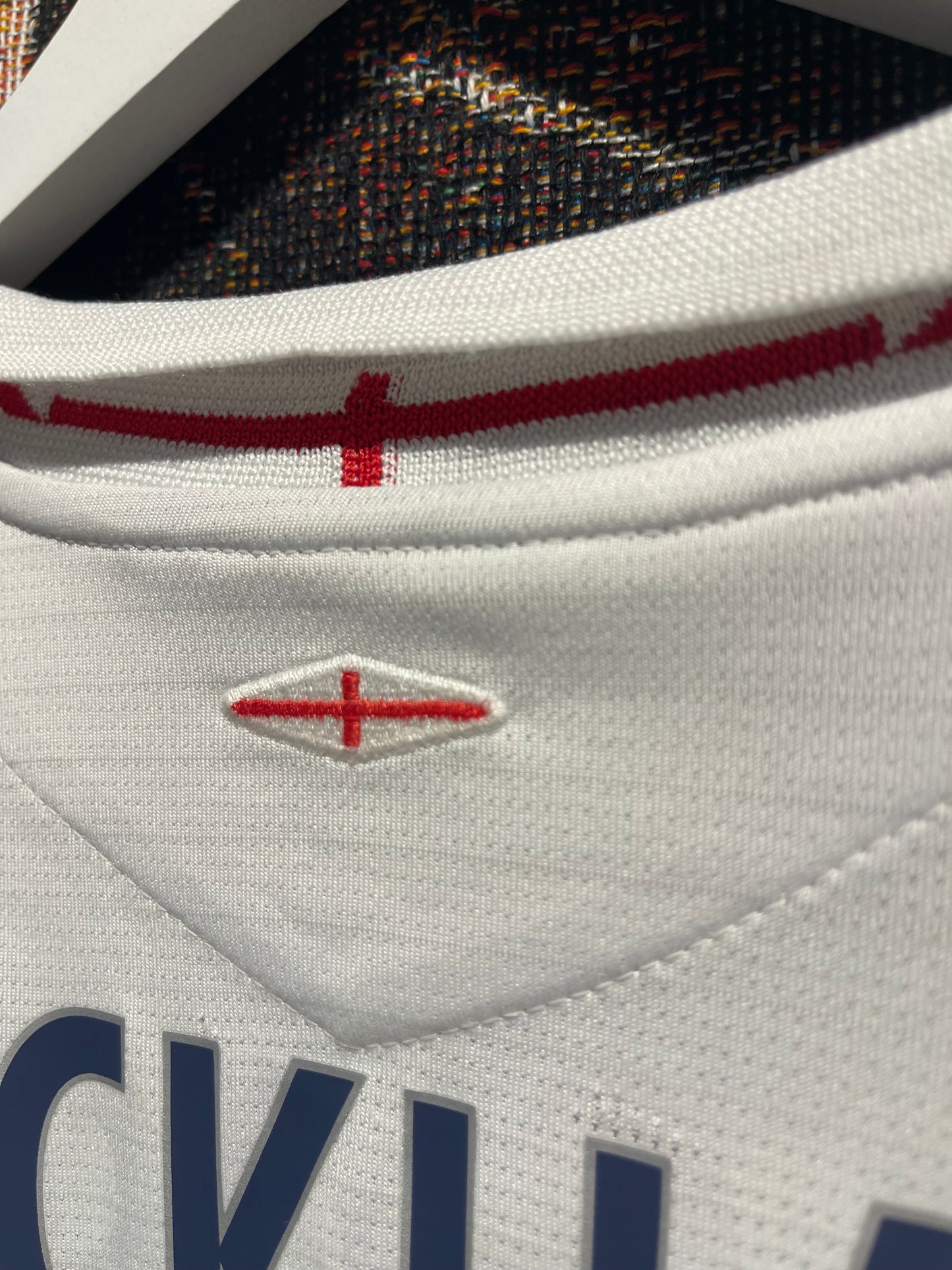 England 2004 Home Kit.(L) #7 D. Beckham.