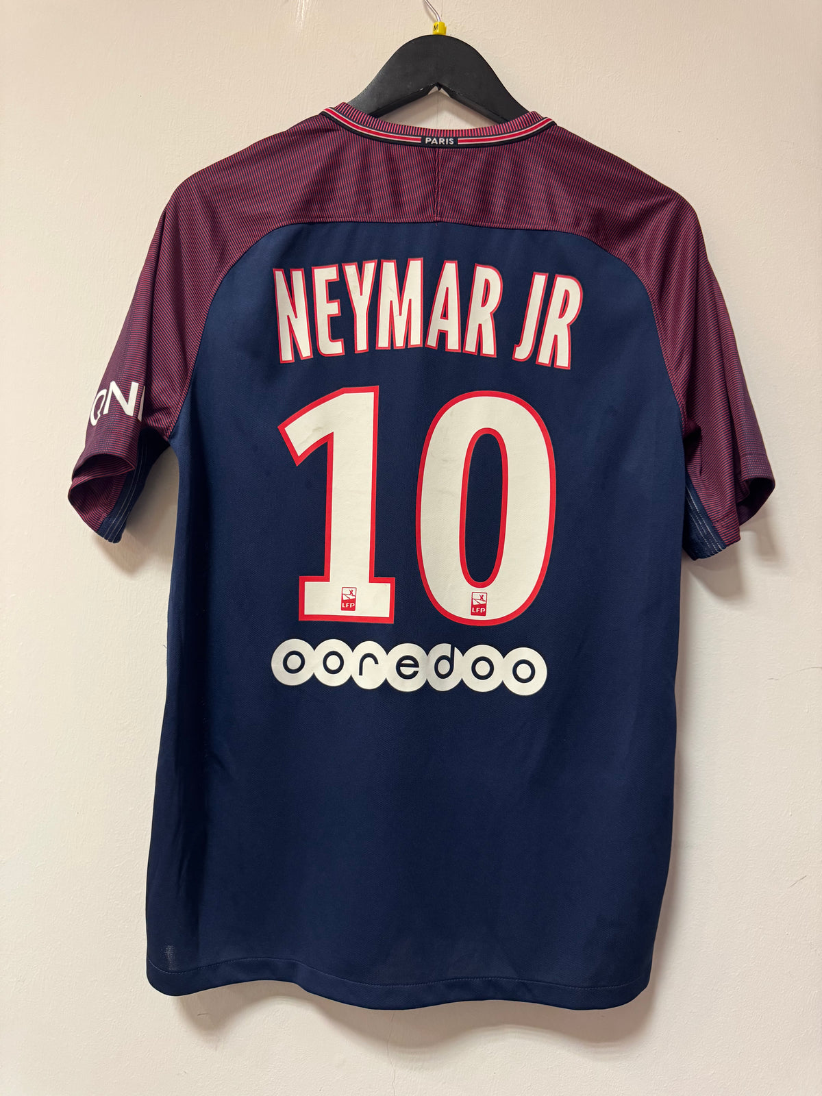 PSG 2017-18 Home Kit. #10 Ney Jr. (M)