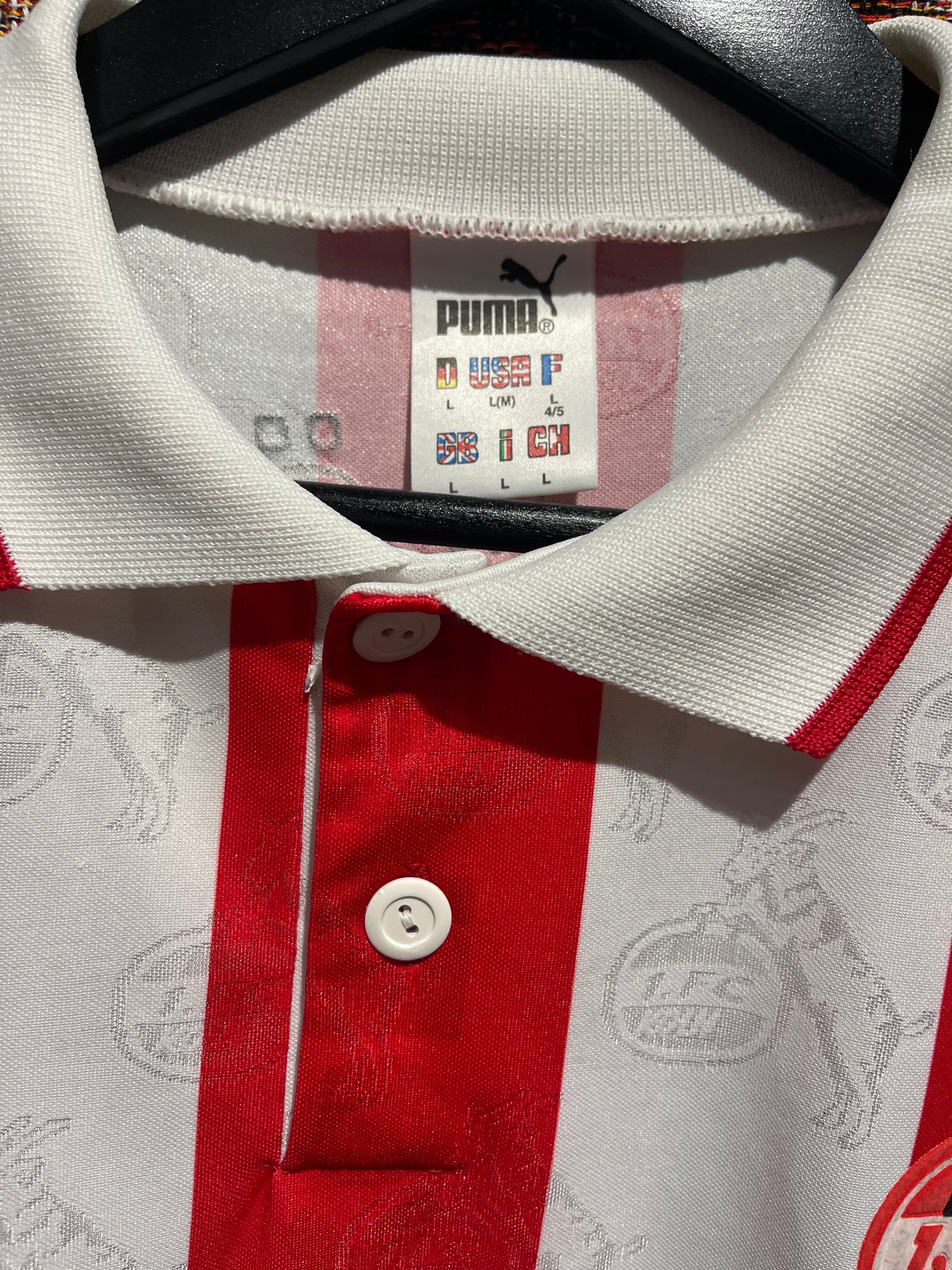 1. FC Köln 1995-96 Home Kit. #11 Labbadia. (L)