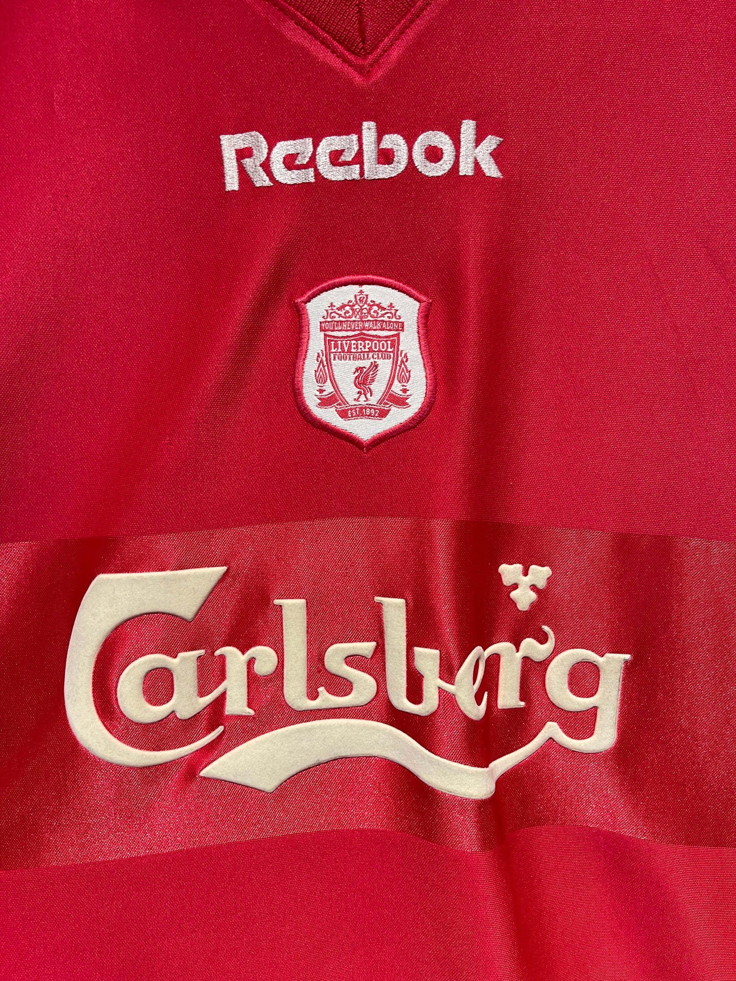 Liverpool 2000-02 Home Kit. #37 Litmanen. (L)