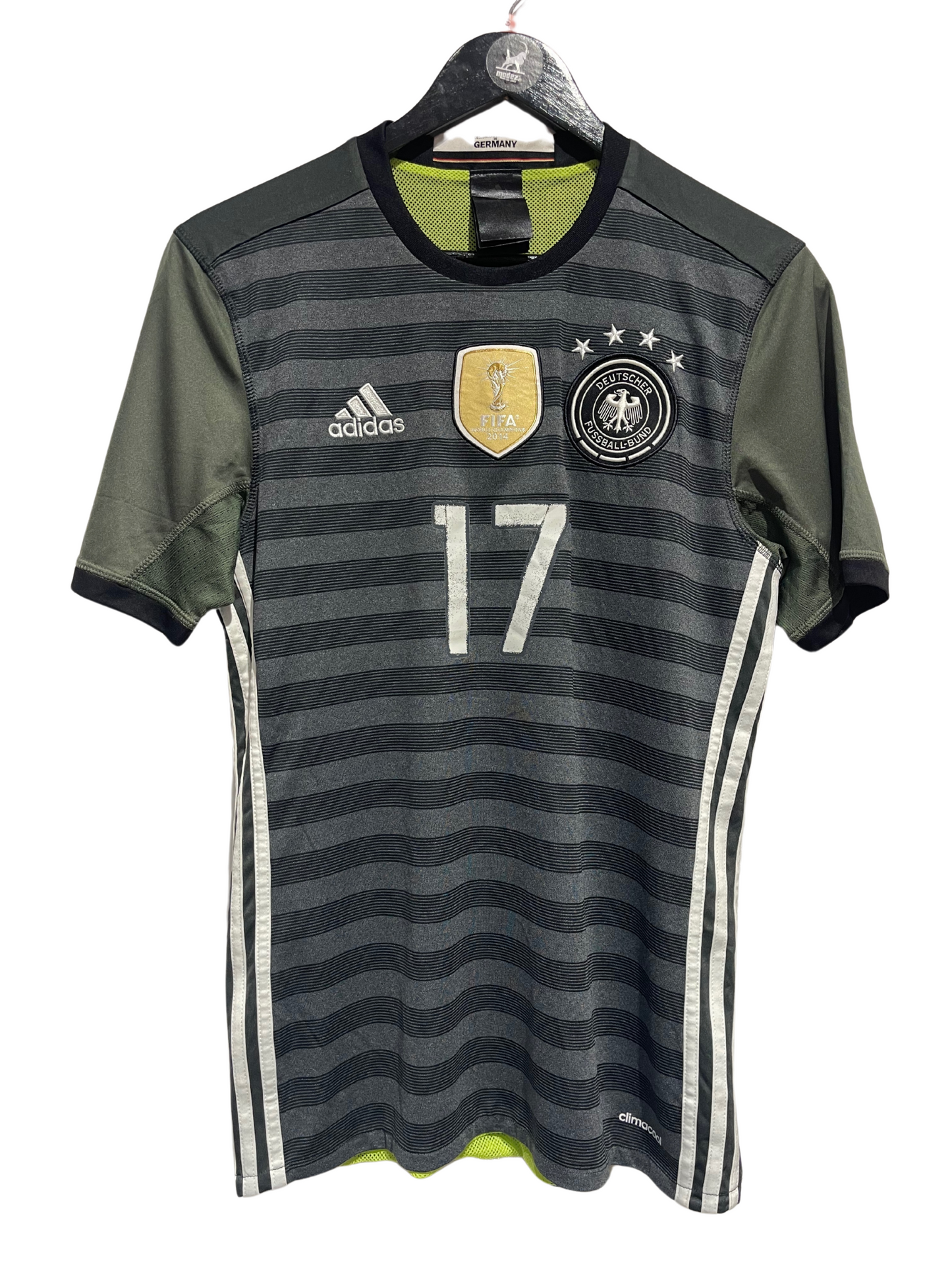 Germany 2016 Away Kit.(S) #17 Boateng.