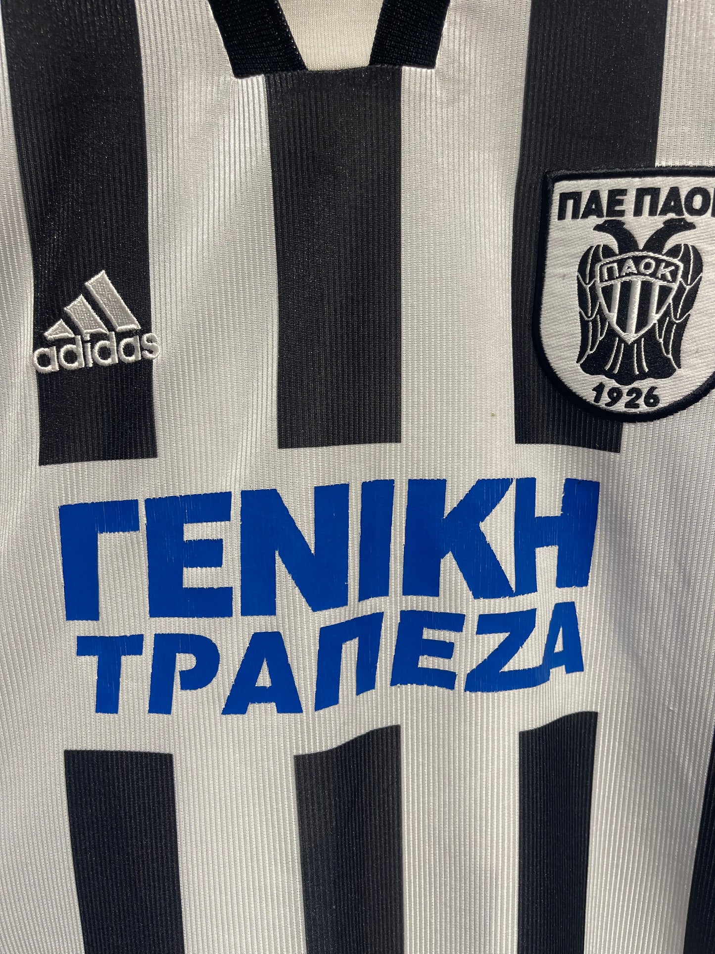 Paok Thessaloniki 1999-00 Home Kit. #3 Venetidis (XL)
