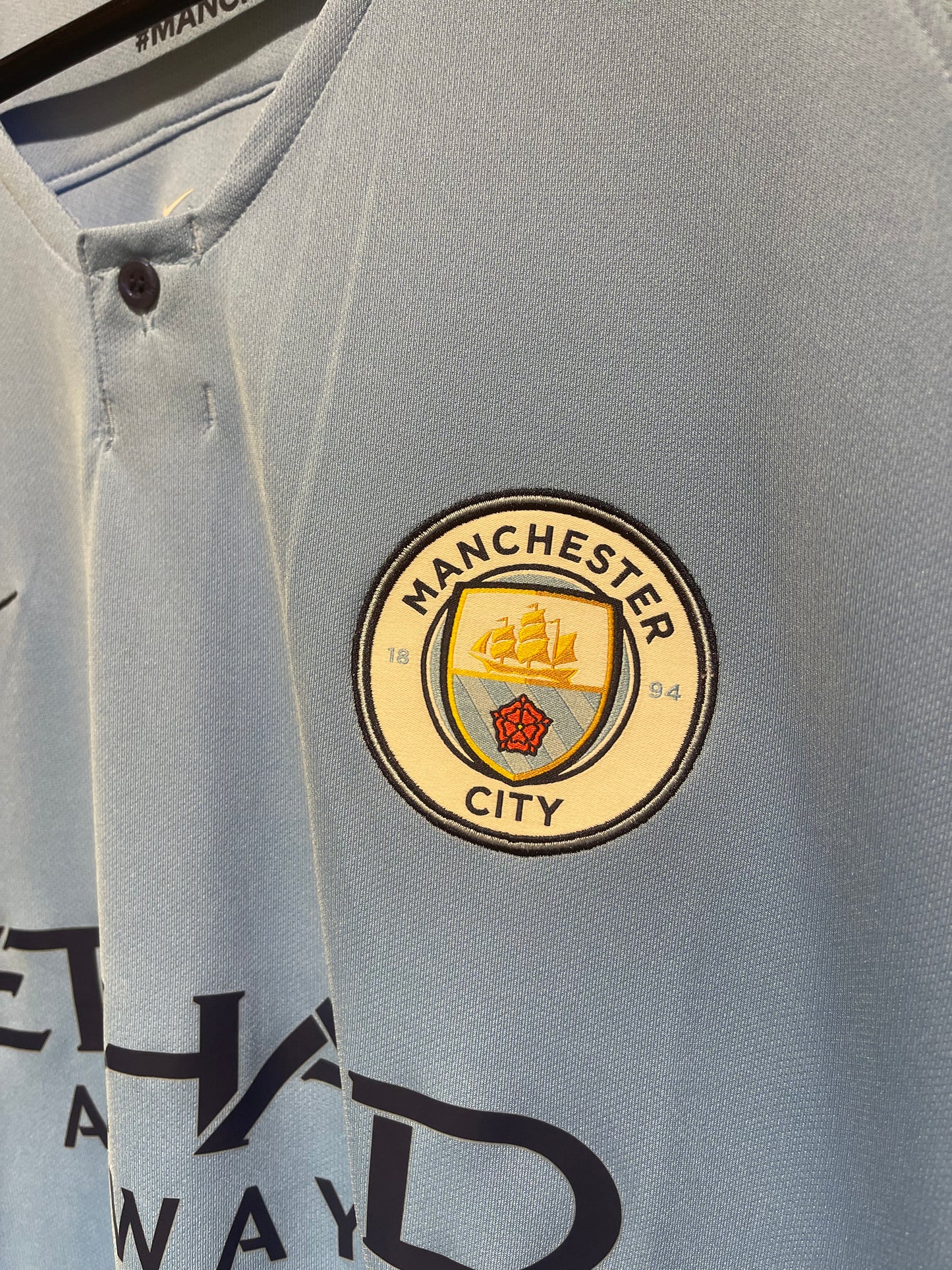 Manchester City 2018-19 Away Kit. #17 K. De Bruyne. (XL)