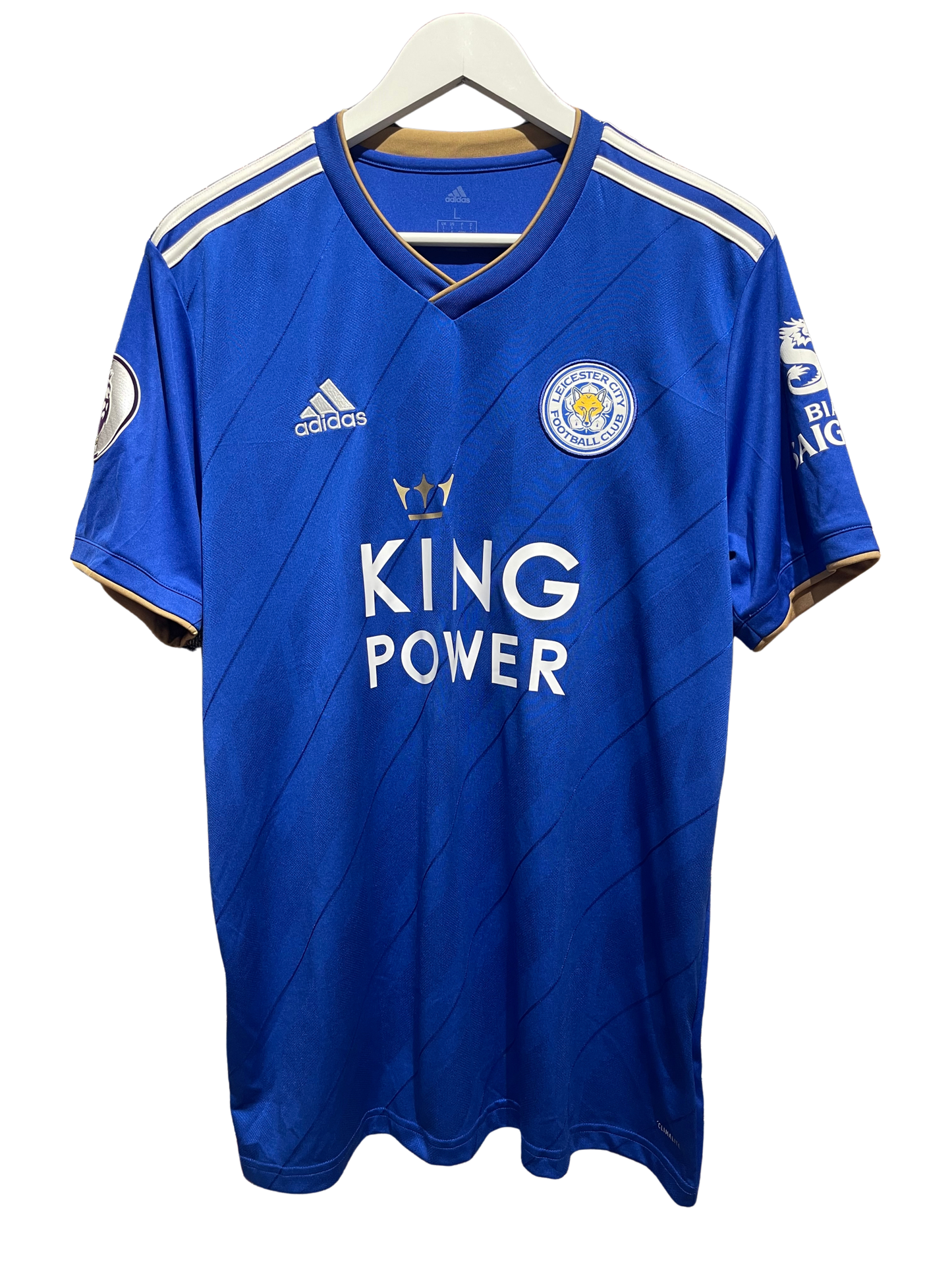 Leicester City 2018-19 Home Kit. #9 Vardy. (L)
