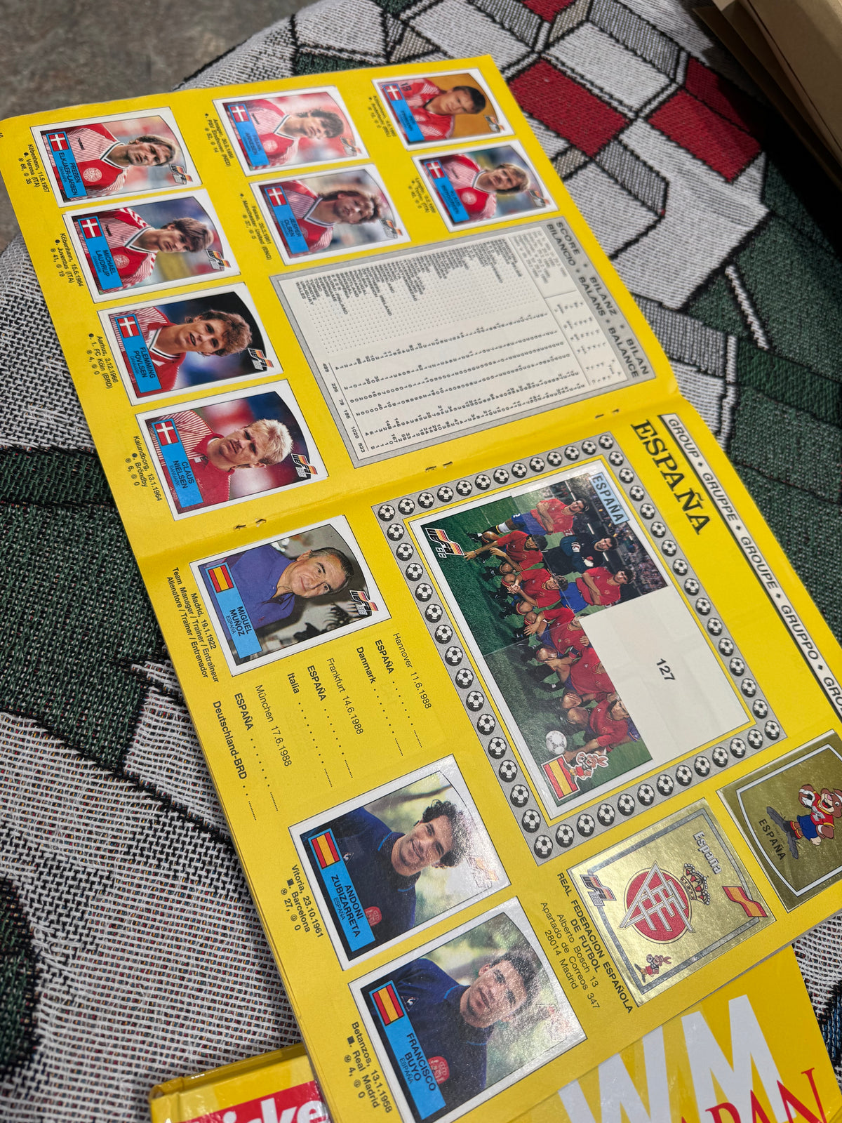 Panini Euro 88 Complete Album.