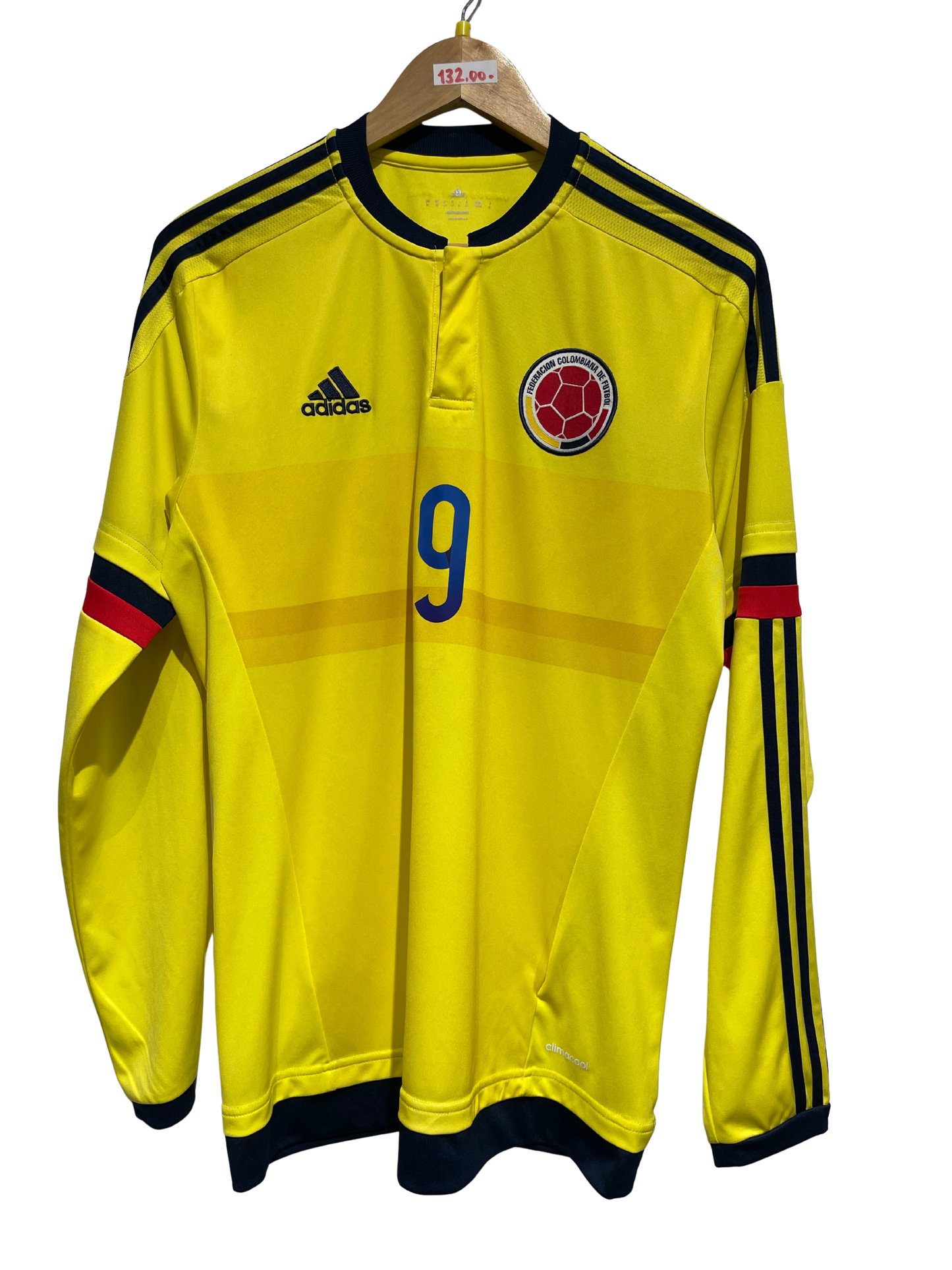 Colombia 2014 Home Kit. #9 Falcao. (M)