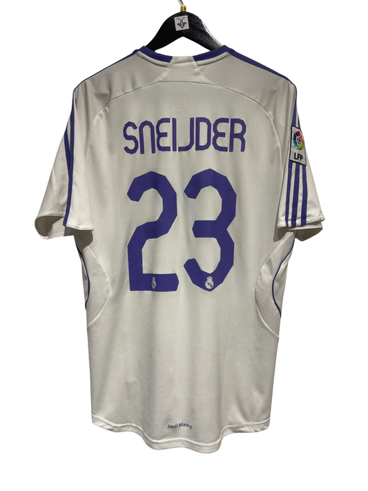 Real Madrid 2007-08 Home Kit. #23 Sneijder. (M/L)