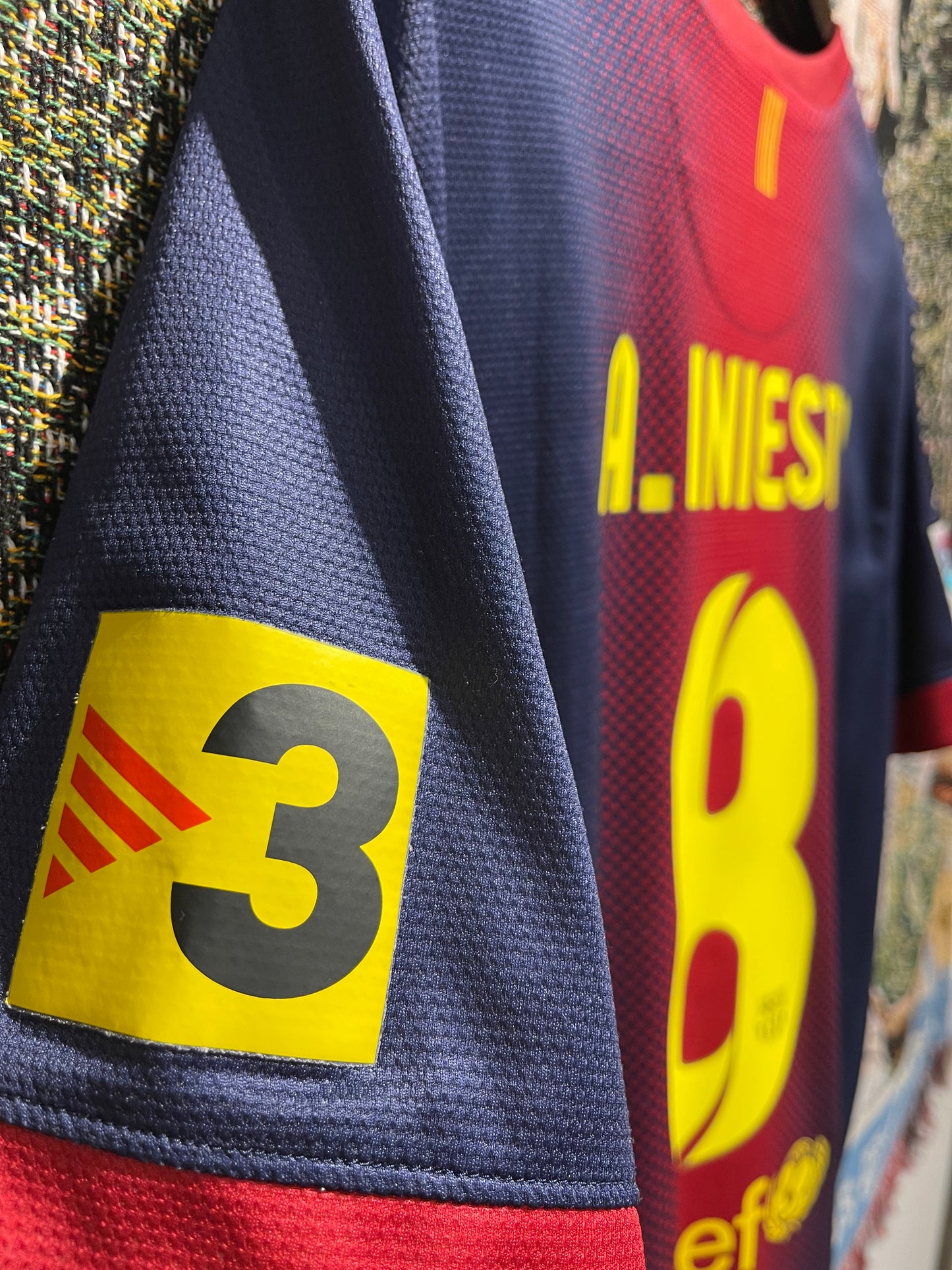 FC Barcelona 2012-13 Home Kit.(L) #8 Iniesta.