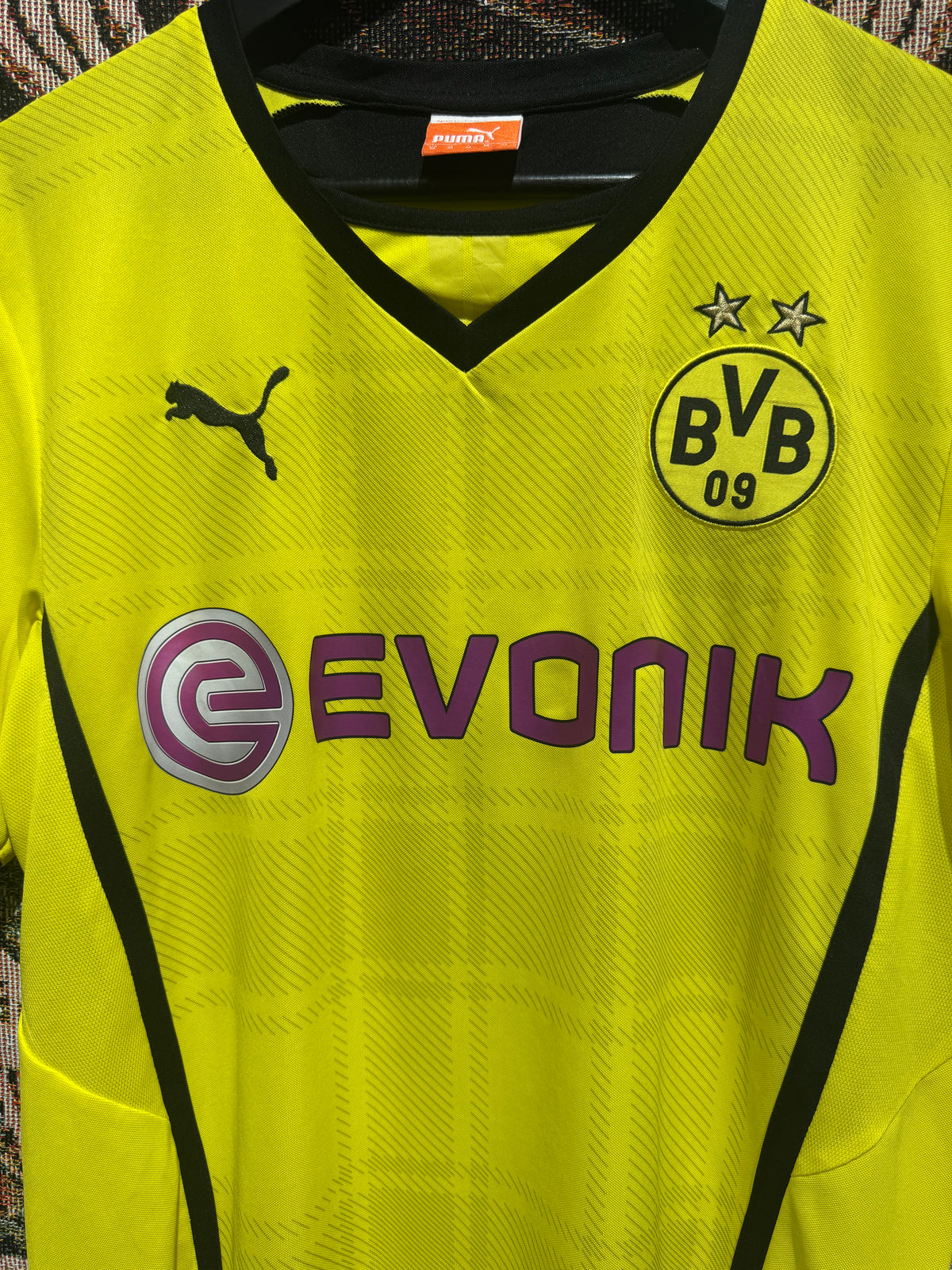 Borussia Dortmund 2013-14 Home Kit. (M) #17 Aubameyang.