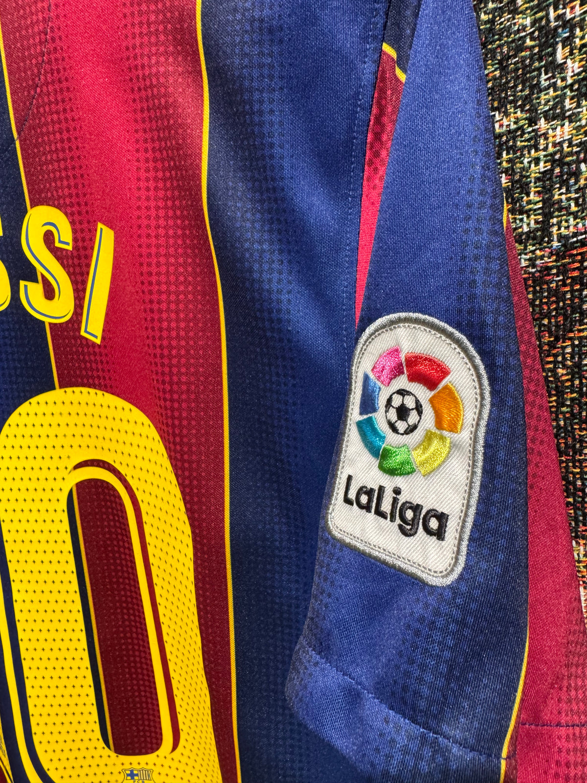 Fc Barcelona 2020-21 Home Kit. (L) #10 Messi.
