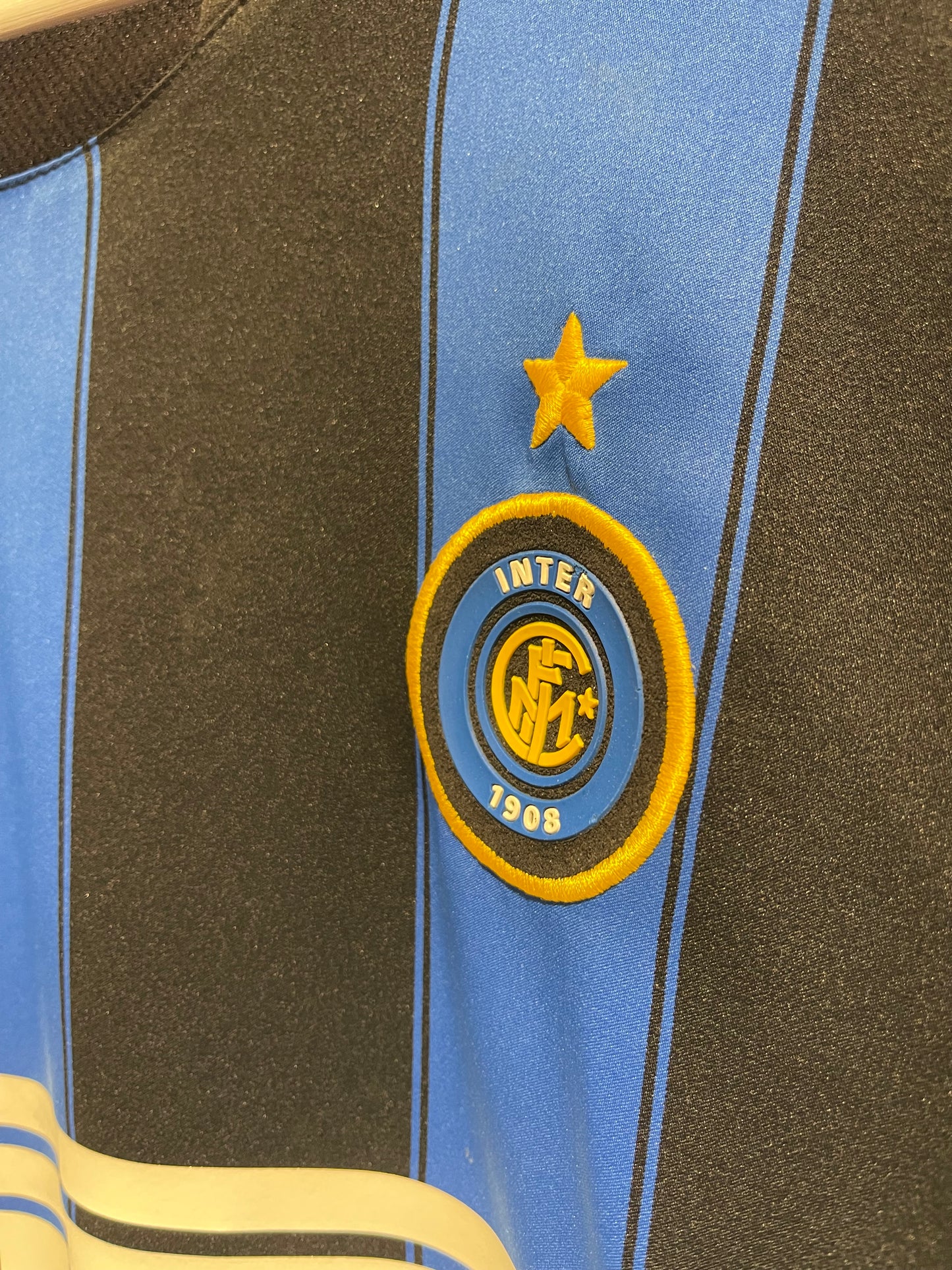 Inter Milan 2003/04 Home Kit. #10 Adriano. (M/L)