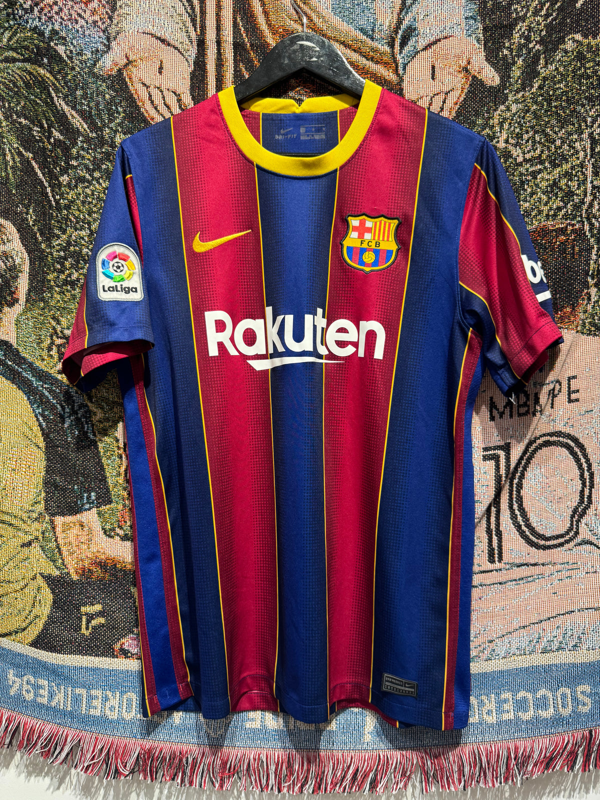 Fc Barcelona 2020-21 Home Kit. (L) #10 Messi.